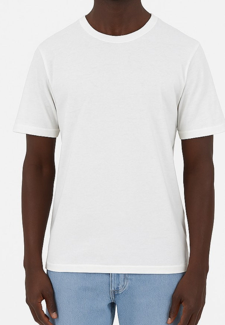 T-Shirt-Linen Blend in White T-Shirts Colours and Sons