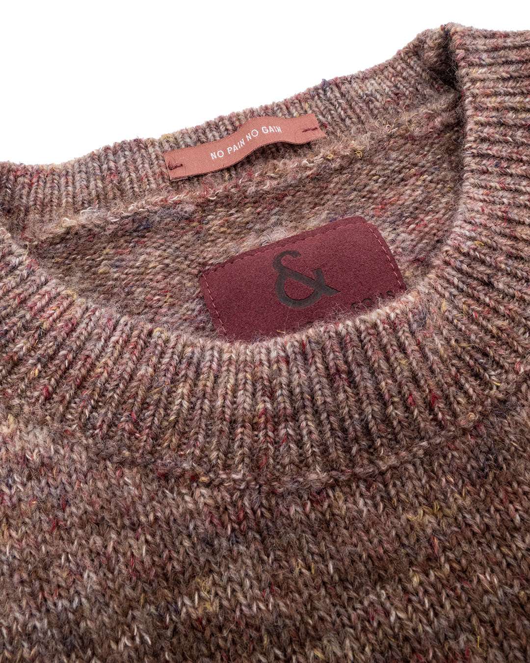 Roundneck Degradé in Old Rose Stripes Pullover Colours and Sons