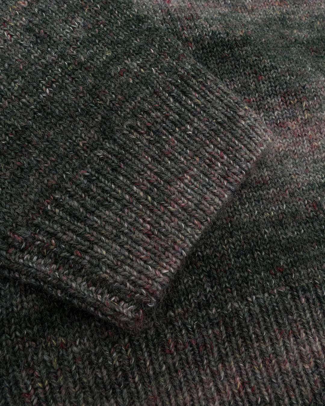 Roundneck Degradé in Moss Stripes Pullover Colours and Sons