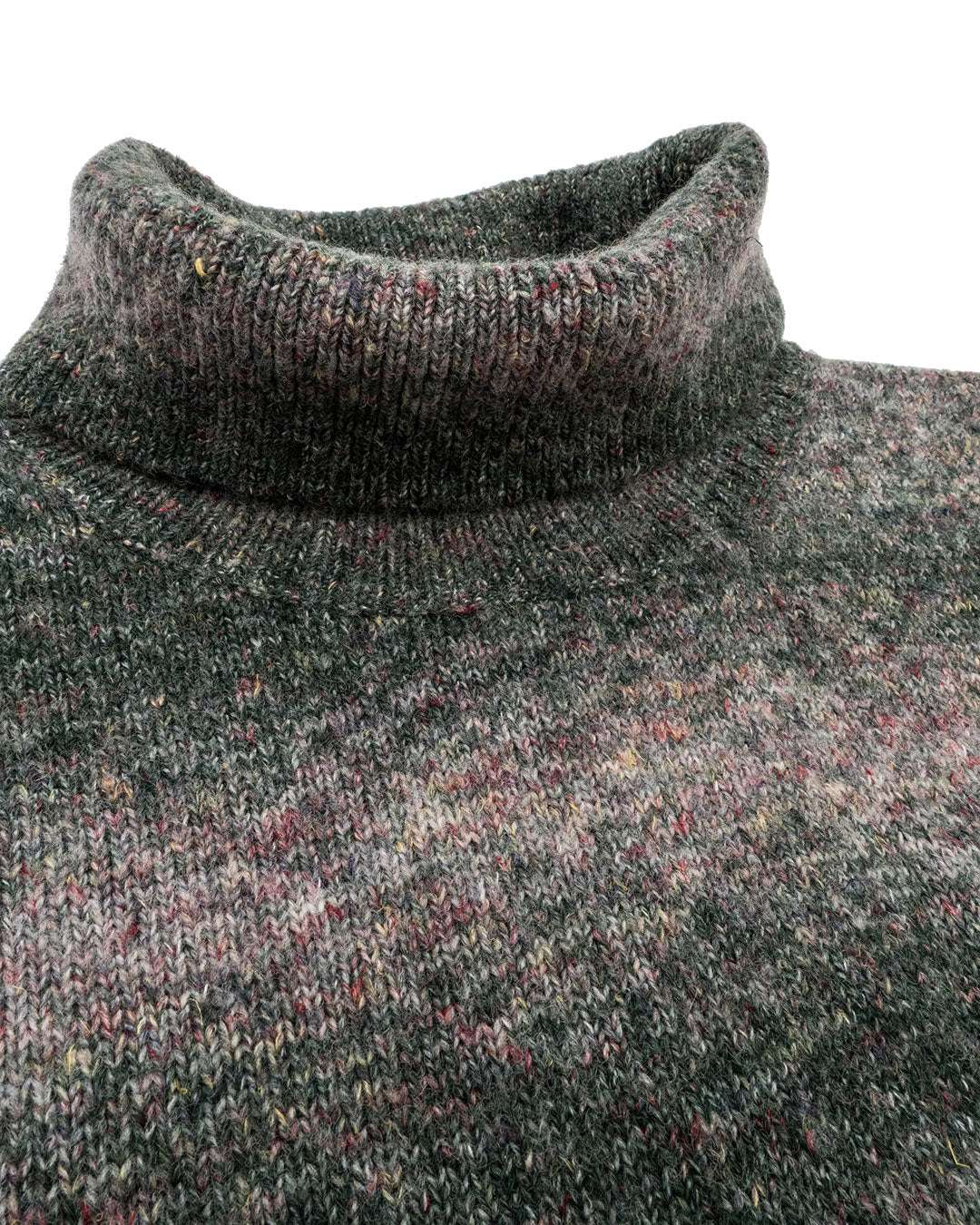 Turtleneck Degradé in Moss Stripes Pullover Colours and Sons