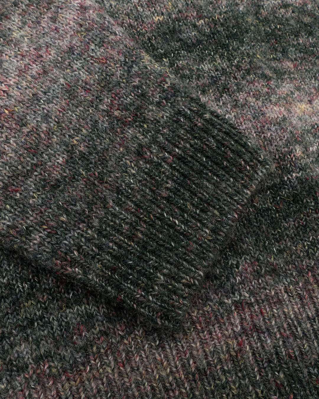 Turtleneck Degradé in Moss Stripes Pullover Colours and Sons