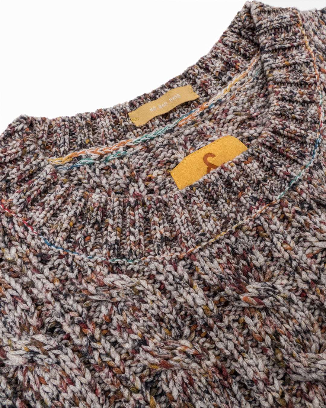 Roundneck Cable Neps in Combo 1 Pullover Colours and Sons