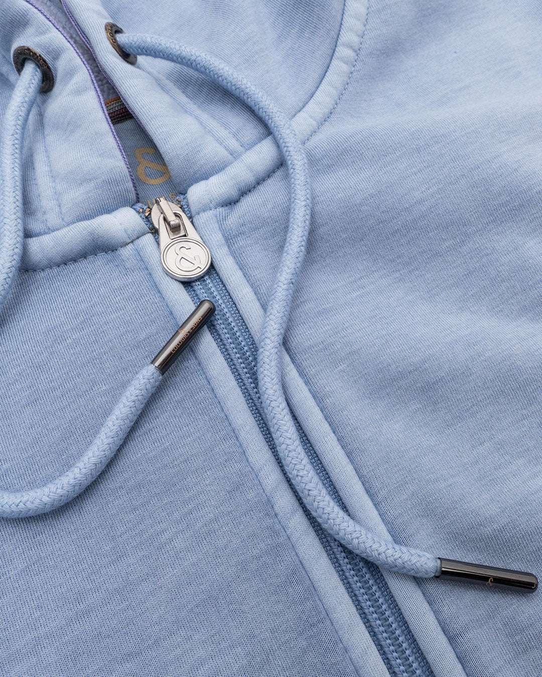 Hoodie-Zip Pigment Dyed in Stone Sweatjacken Colours and Sons