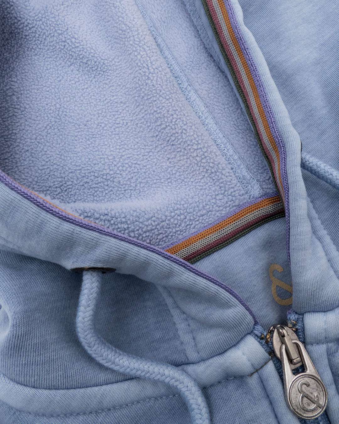 Hoodie-Zip Pigment Dyed in Stone Sweatjacken Colours and Sons