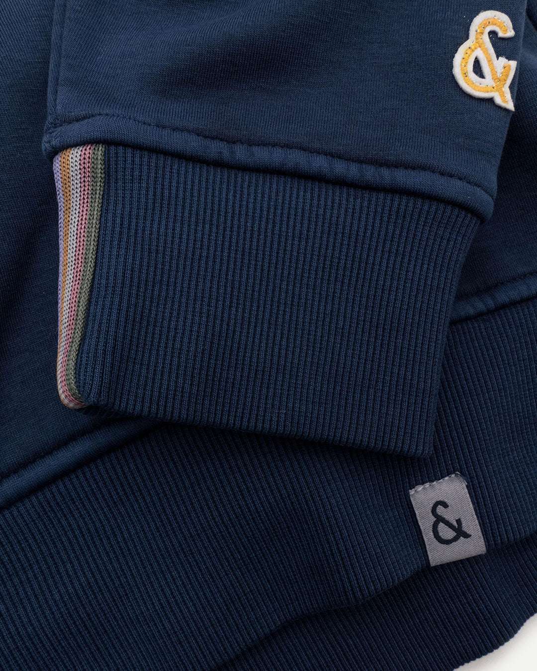 Hoodie-Zip Pigment Dyed in Midnight Sweatjacken Colours and Sons