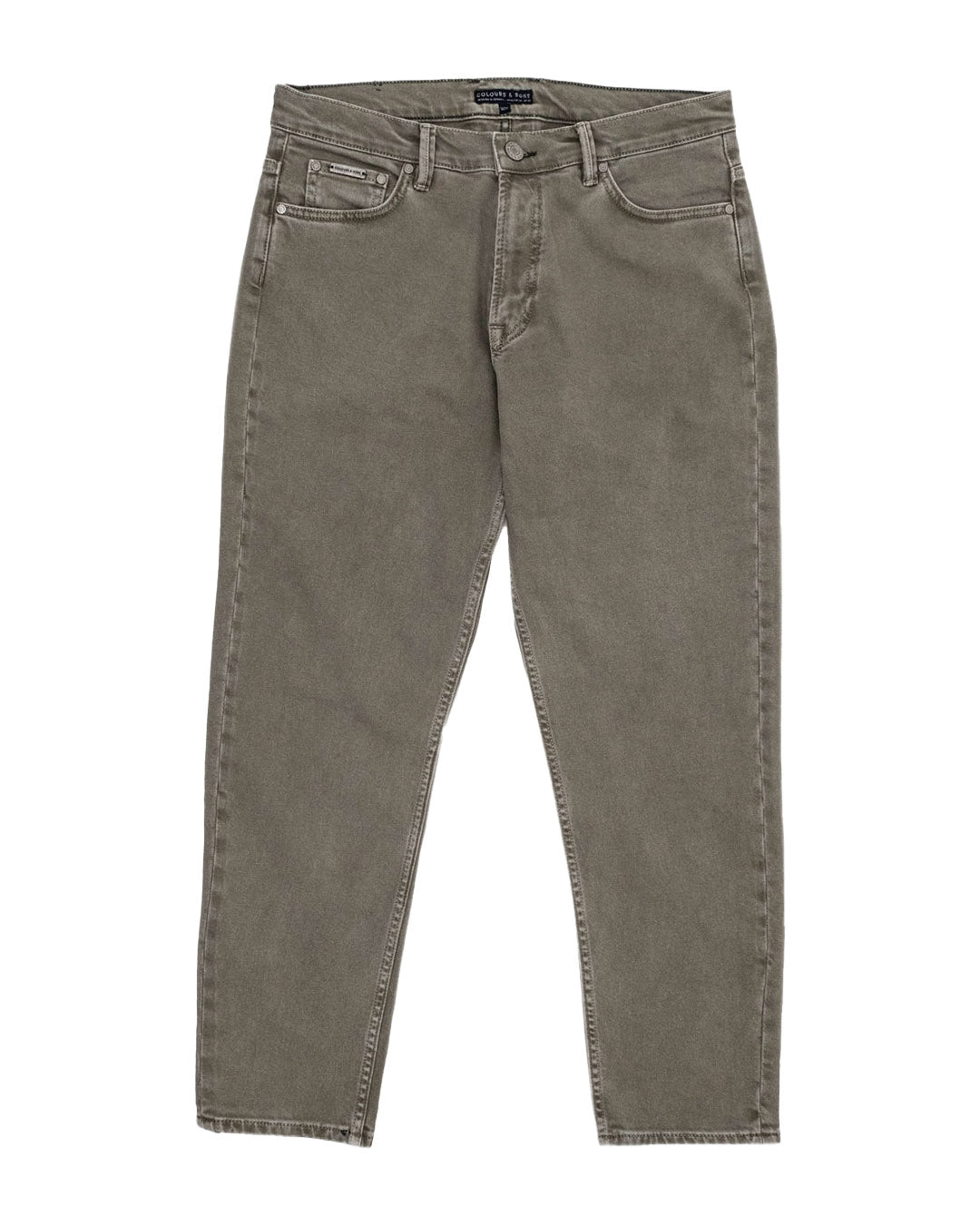 Pants Natural Dye Cropped in Khaki Hosen Colours and Sons