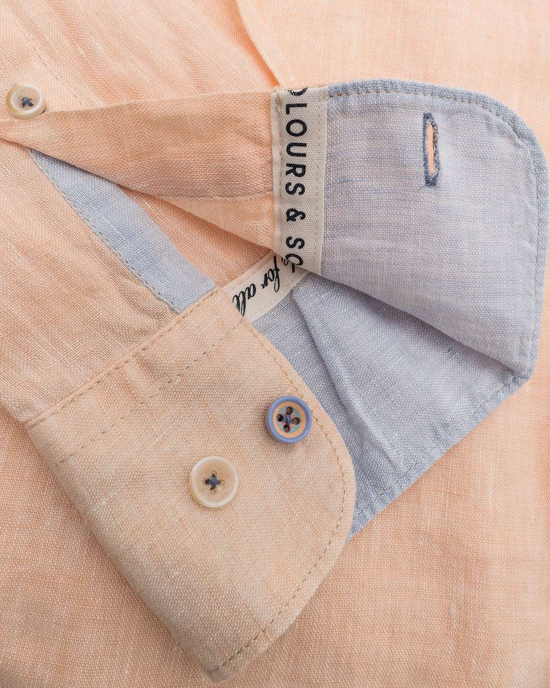 Shirt Linen in Carrot Hemden Colours and Sons