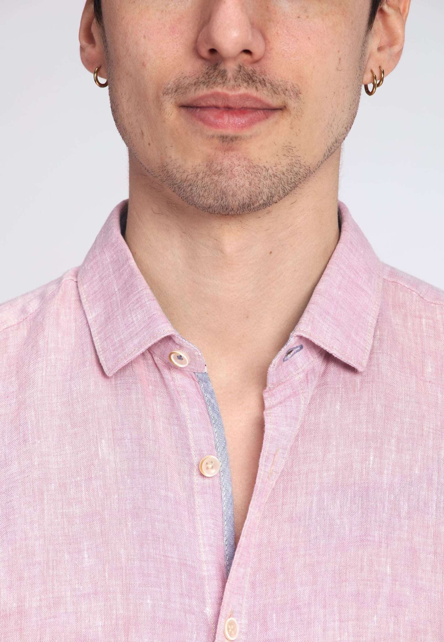 Shirt Linen in Grape Hemden Colours and Sons