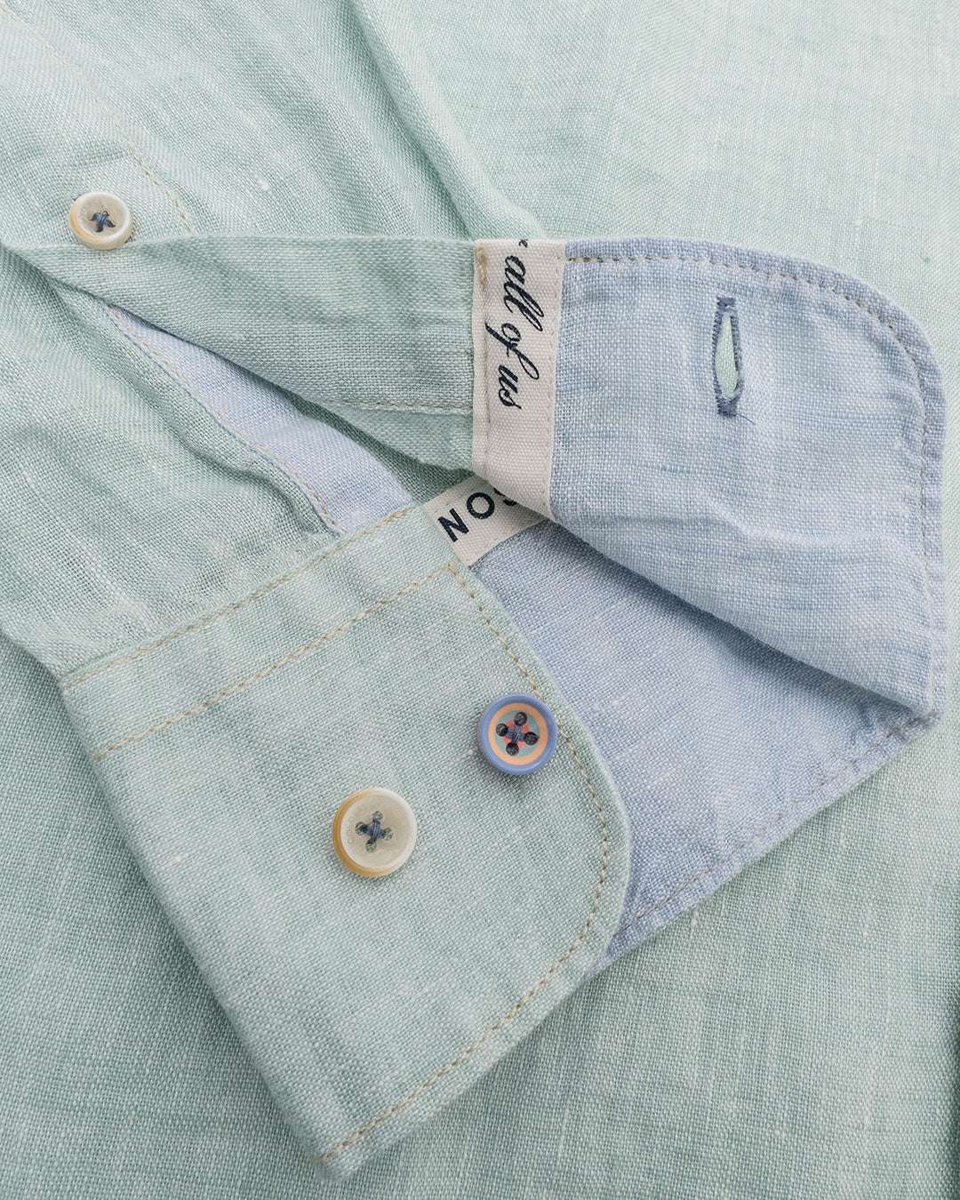 Shirt Linen in Mist Hemden Colours and Sons