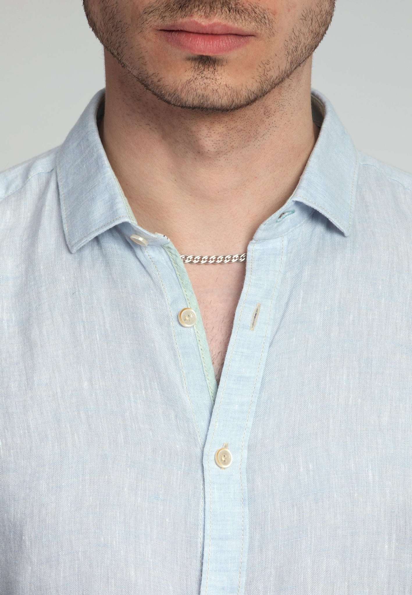Shirt Linen in Sky Hemden Colours and Sons