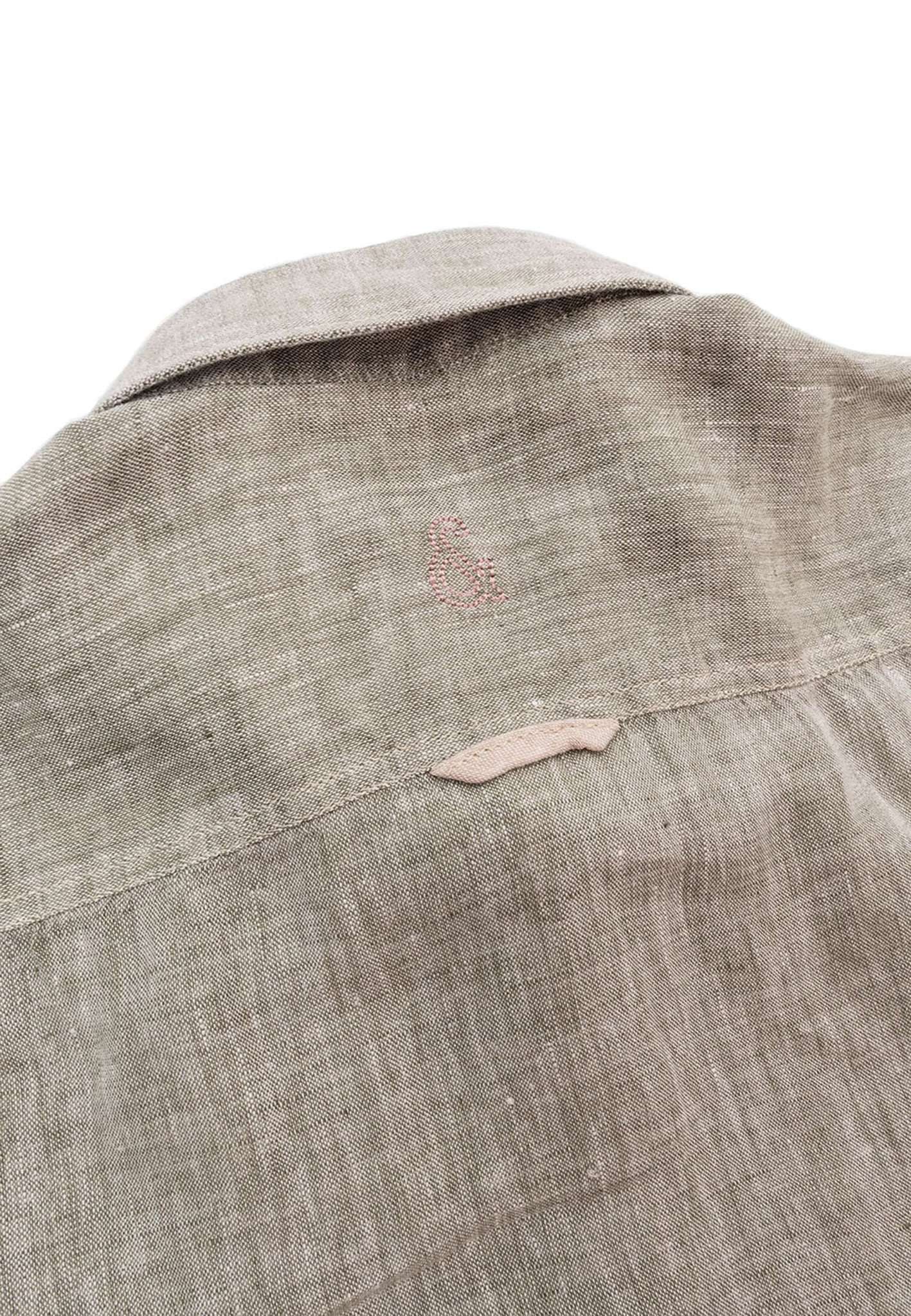 Shirt Linen in Olive Hemden Colours and Sons