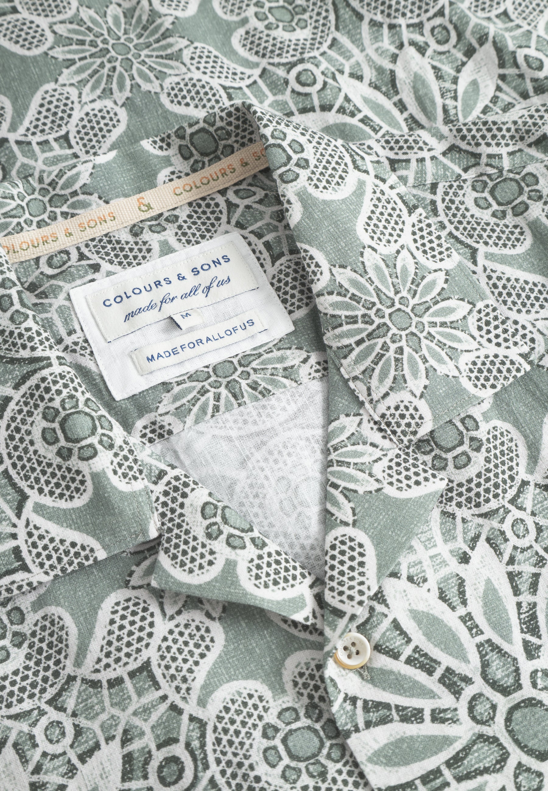 Shirt-Printed in Japanese Tile Hemden Colours and Sons