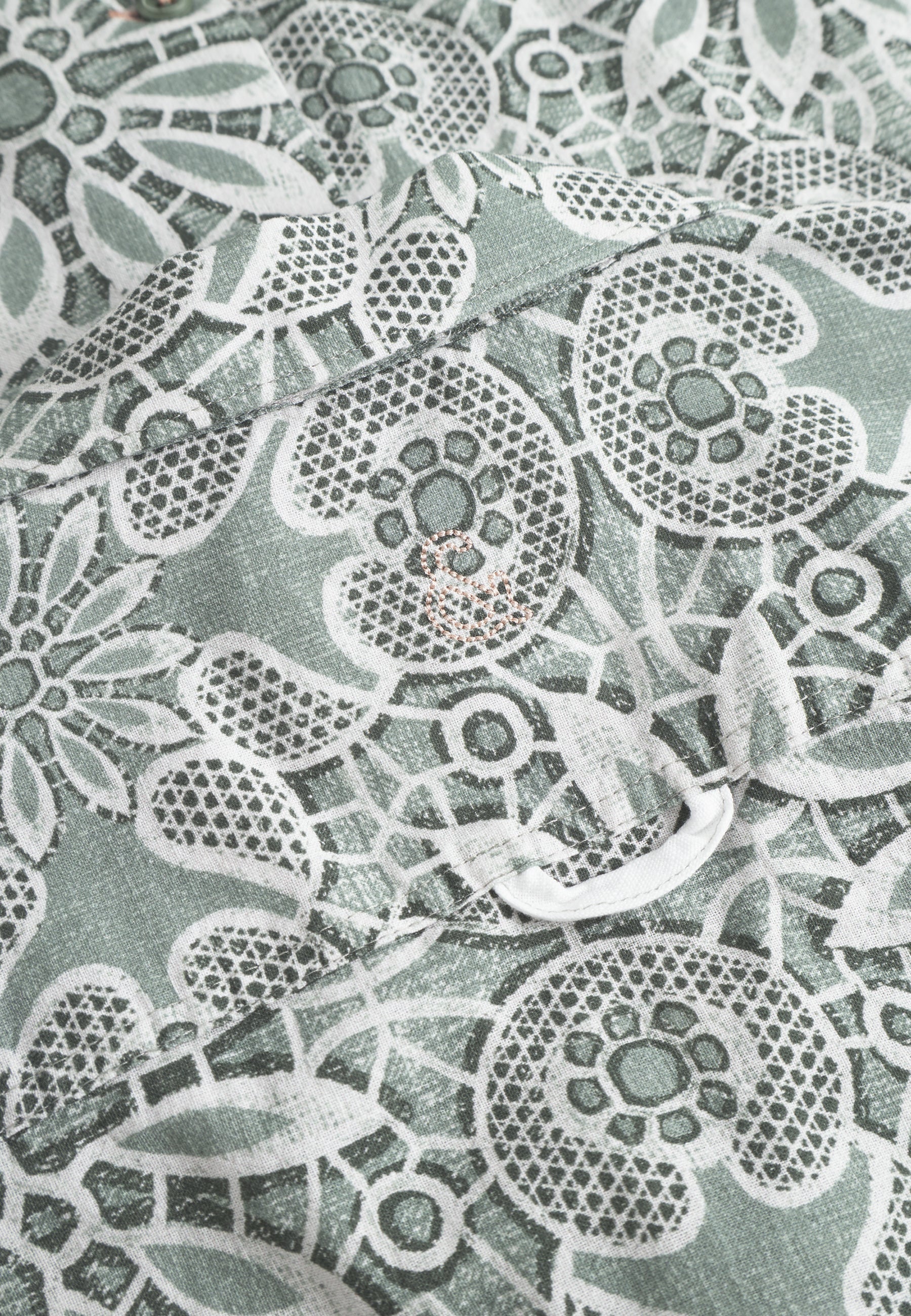 Shirt-Printed in Japanese Tile Hemden Colours and Sons