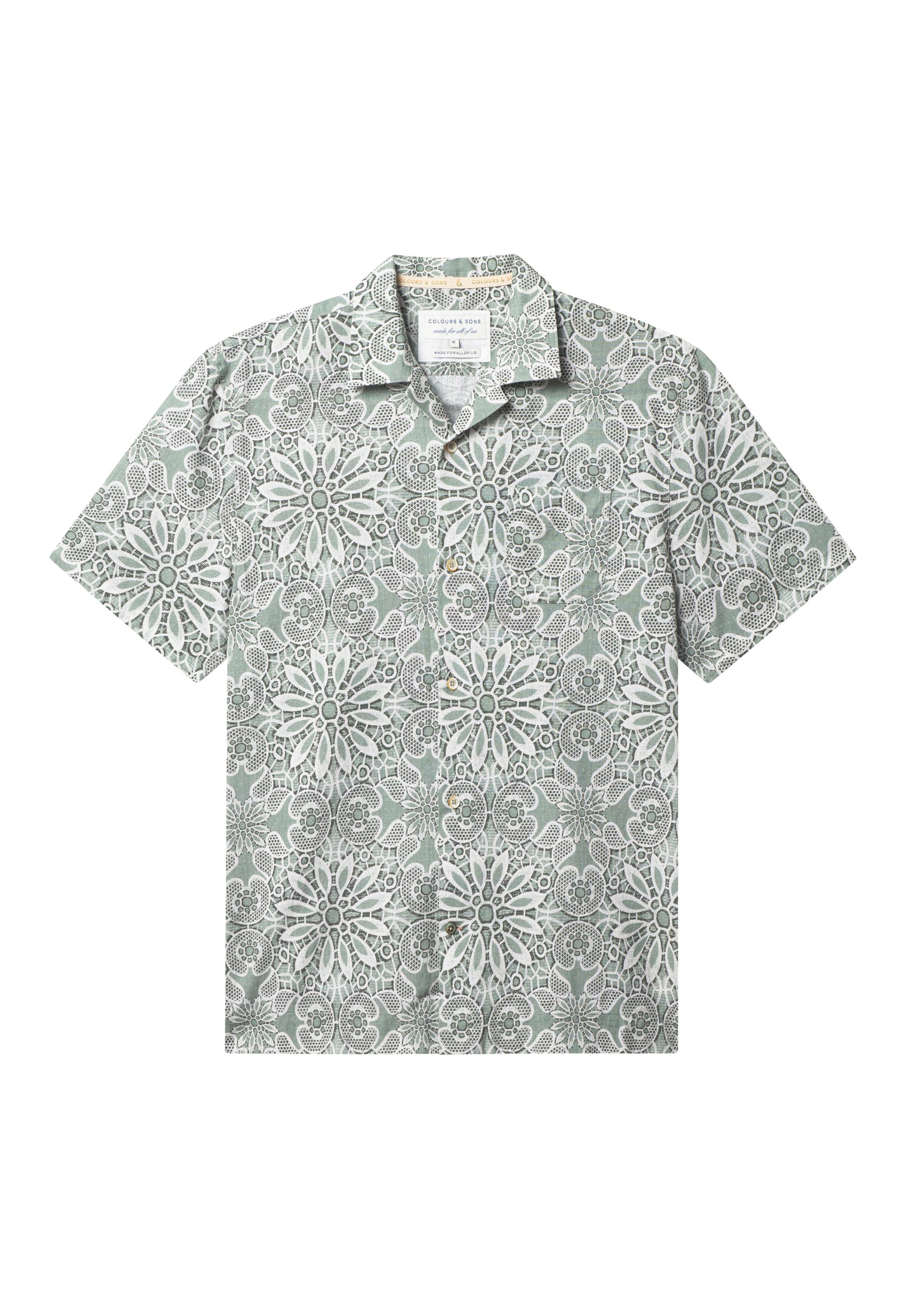 Shirt-Printed in Japanese Tile Hemden Colours and Sons