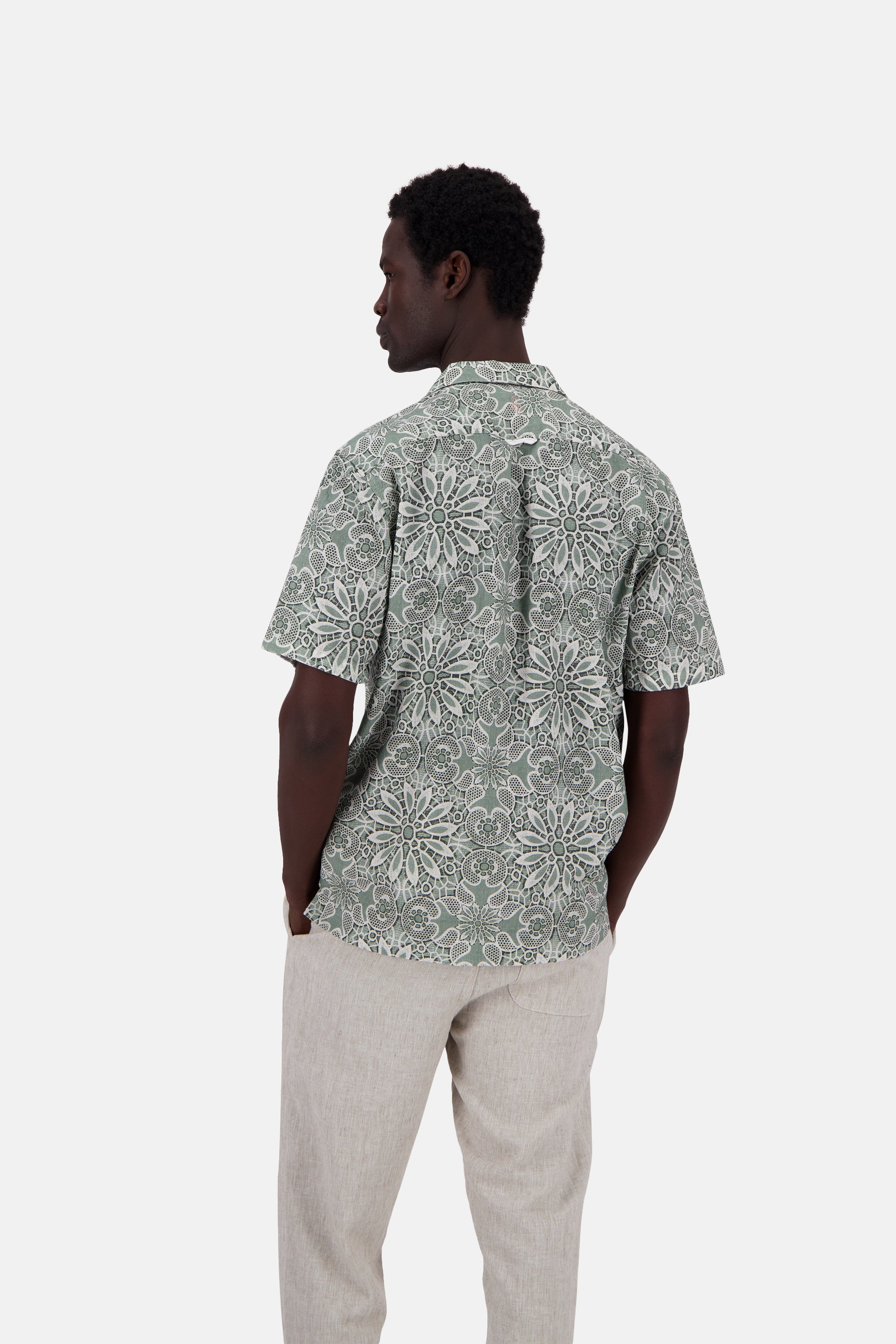 Shirt-Printed in Japanese Tile Hemden Colours and Sons