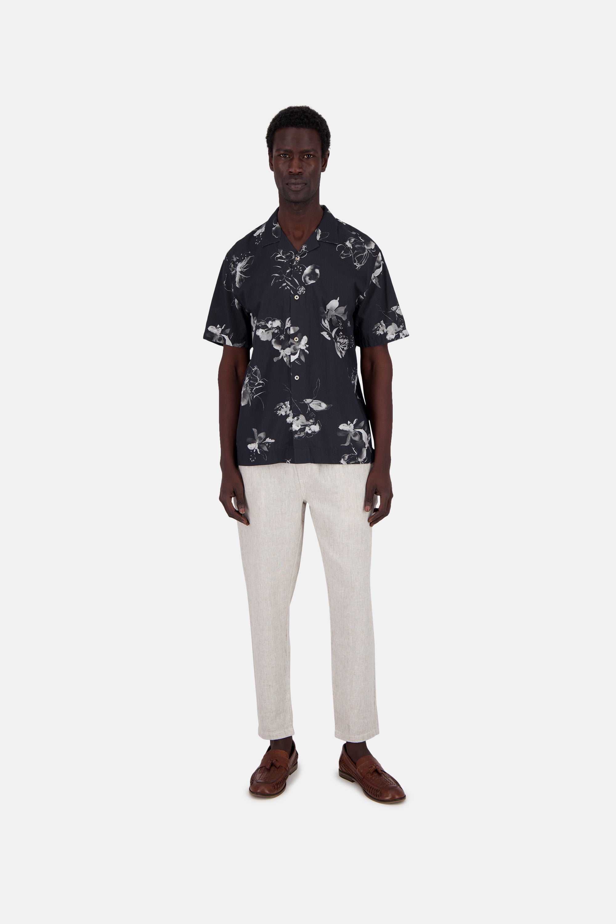 Shirt-Printed in Smoke Black Hemden Colours and Sons