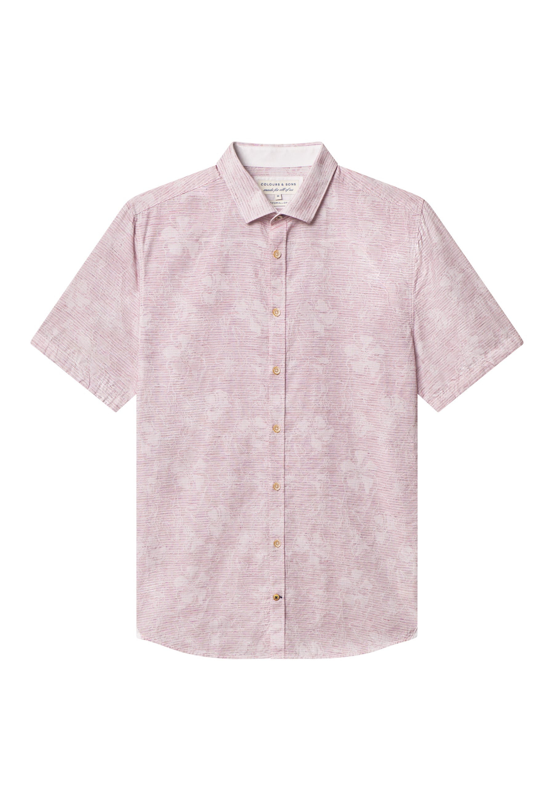 Shirt-Jacquard Flowers in Blurred Orchids Hemden Colours and Sons