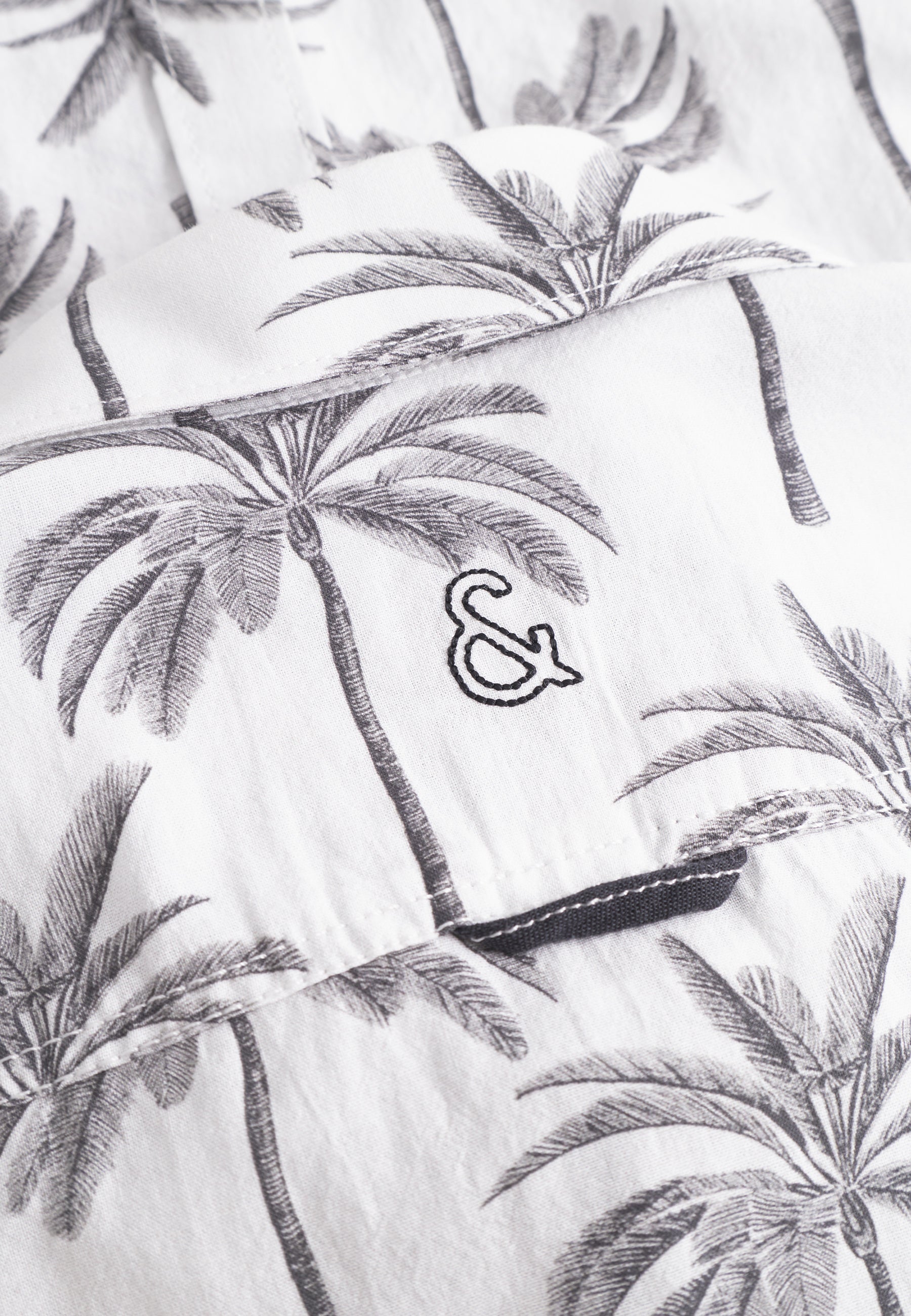 Shirt-Printed in Palms Hemden Colours and Sons