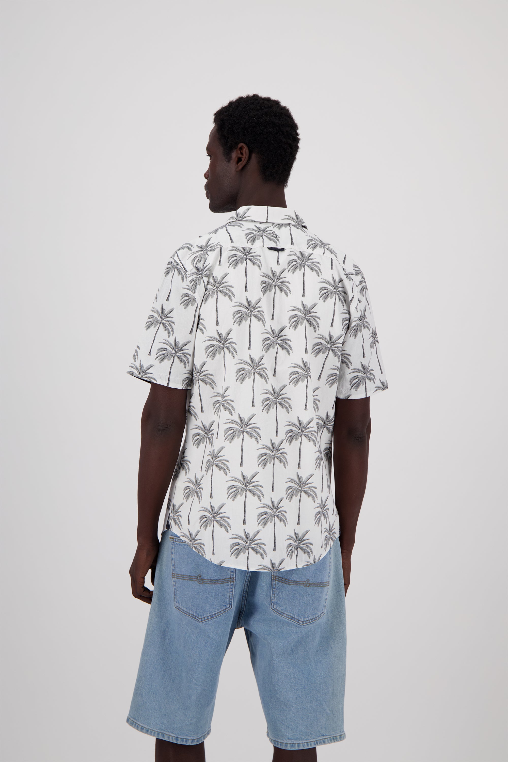 Shirt-Printed in Palms Hemden Colours and Sons