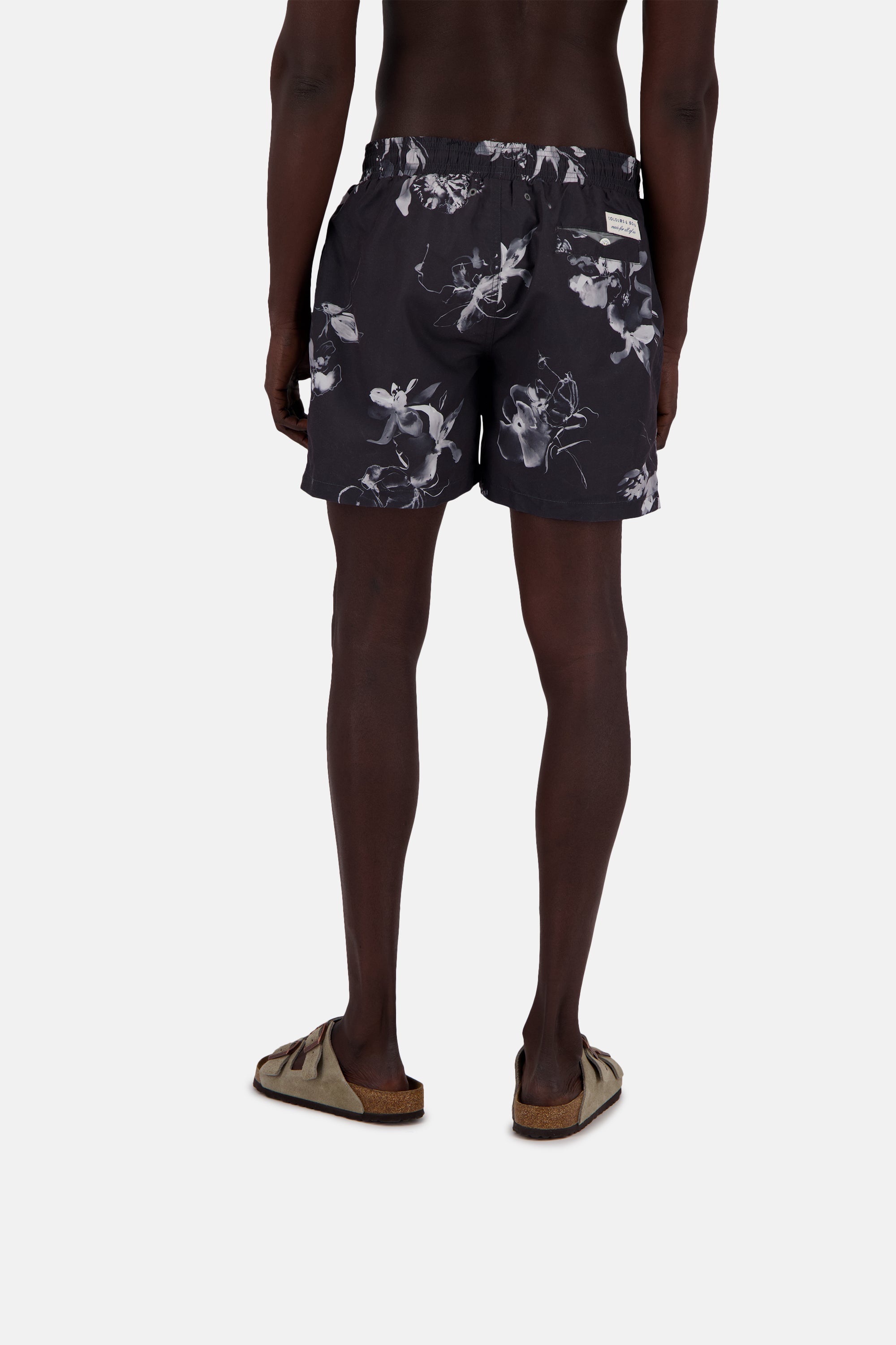 Swimshorts-Printed in Smoke Black Badehosen Colours and Sons