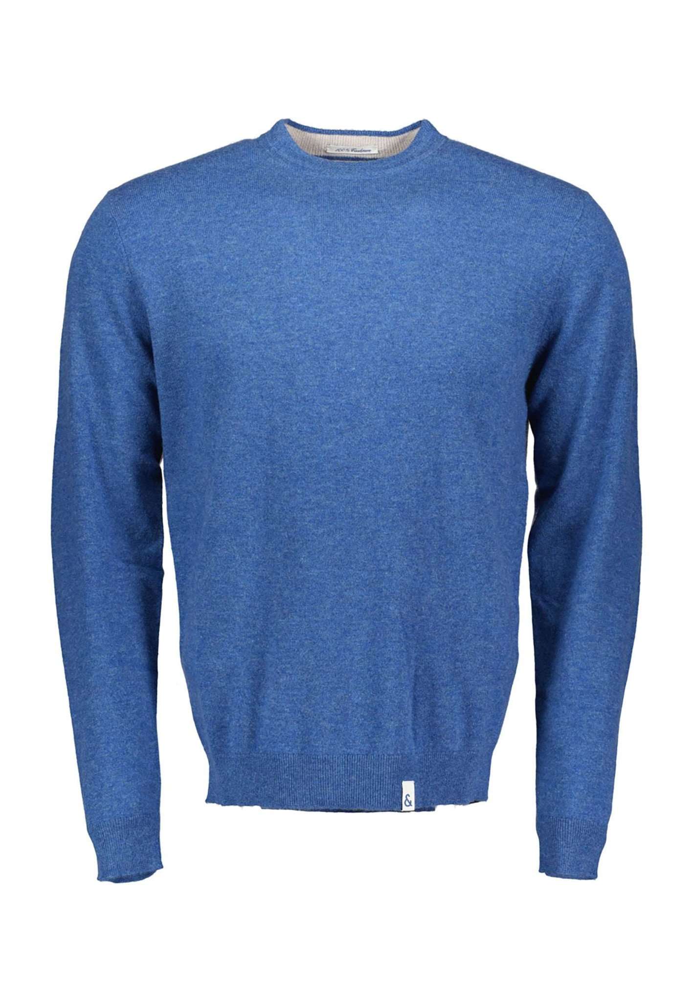 Roundneck-Cashmere in Denim Pullover Colours and Sons   