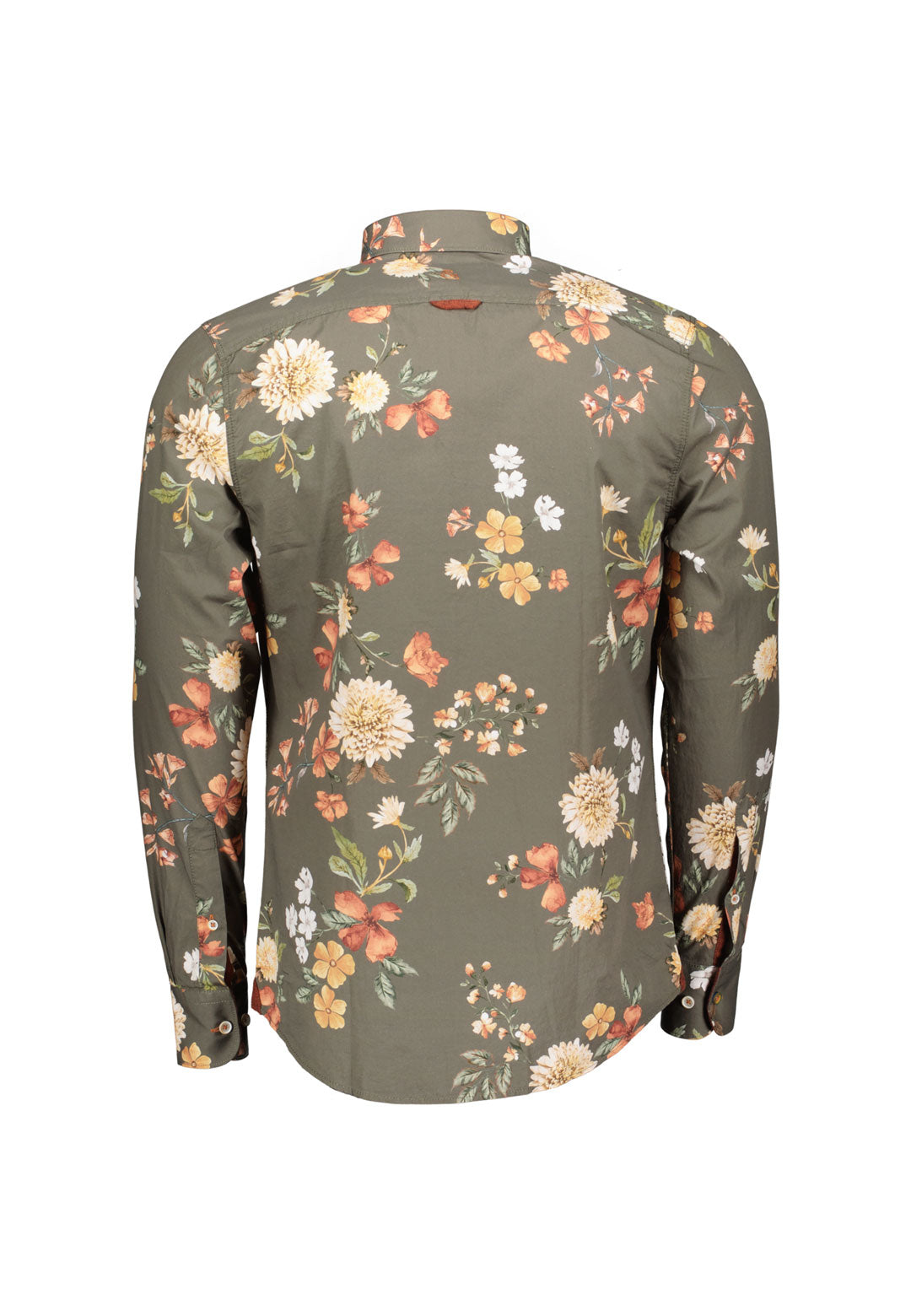 Shirt-Flowers in Olive Flowers Hemden Colours and Sons
