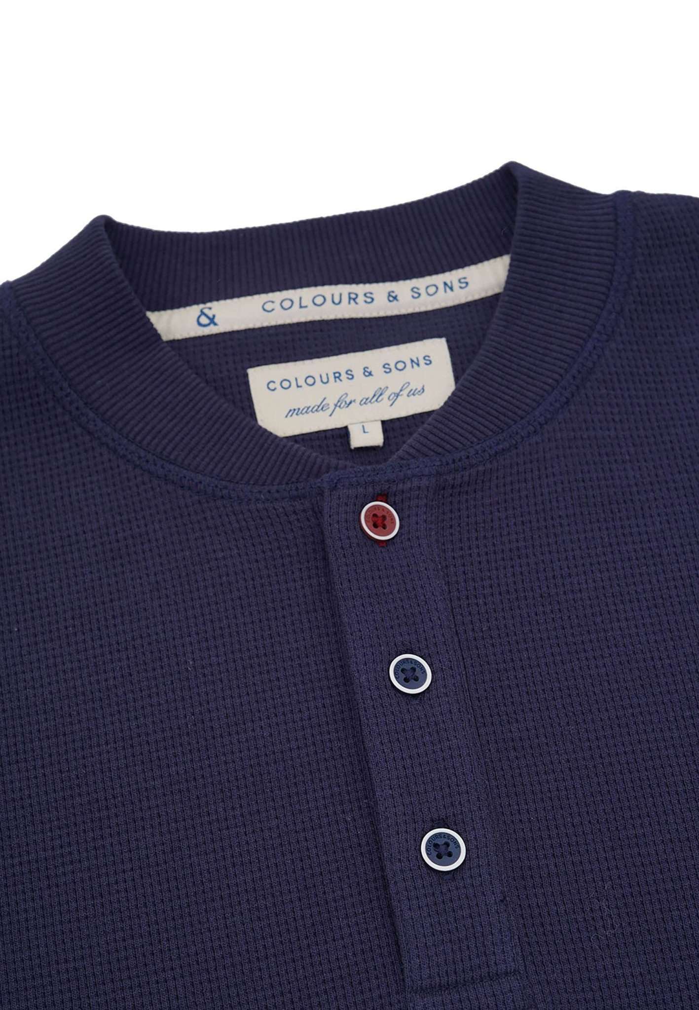 Serafino-Waffle in Navy Sweatshirts Colours and Sons