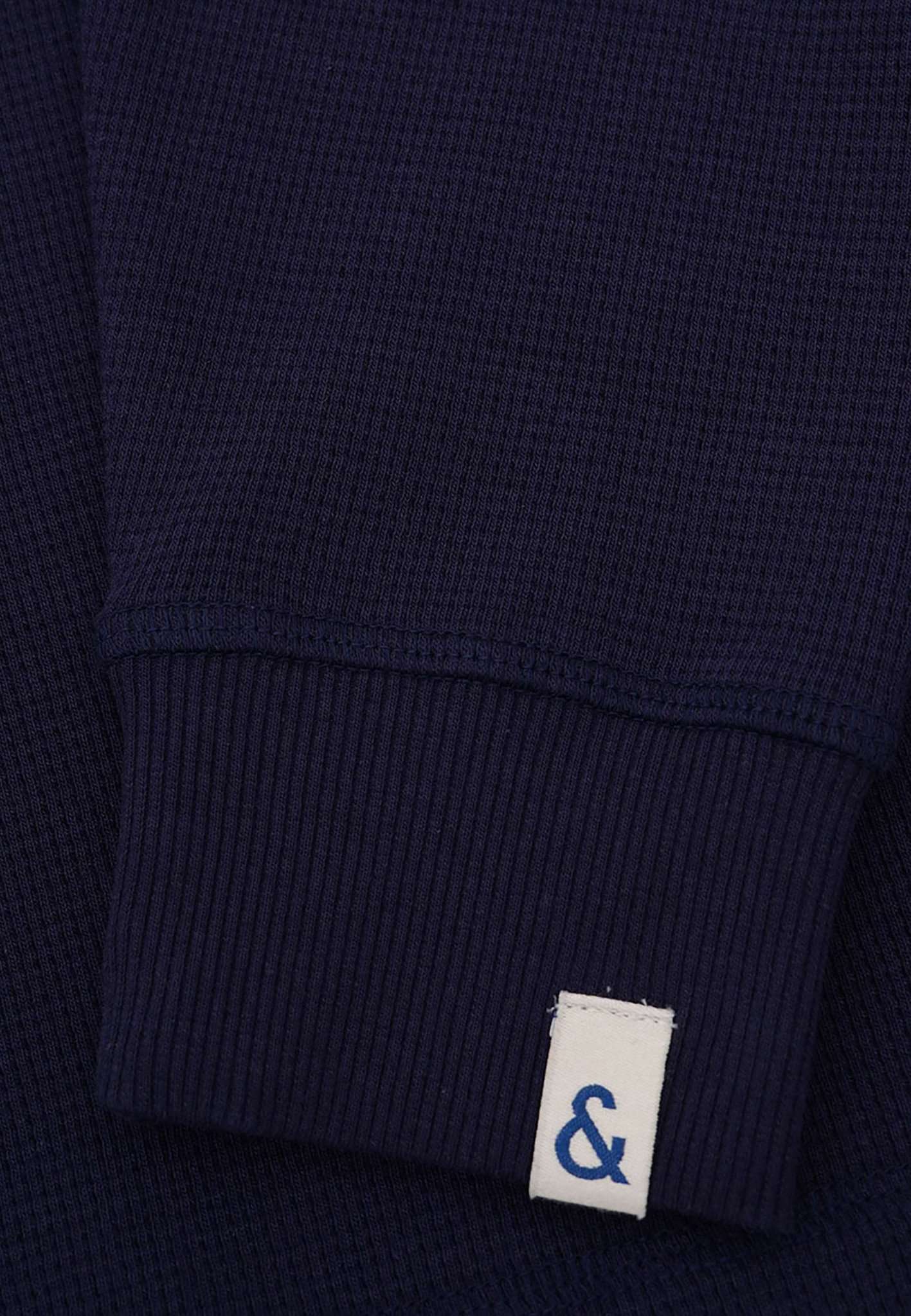Serafino-Waffle in Navy Sweatshirts Colours and Sons
