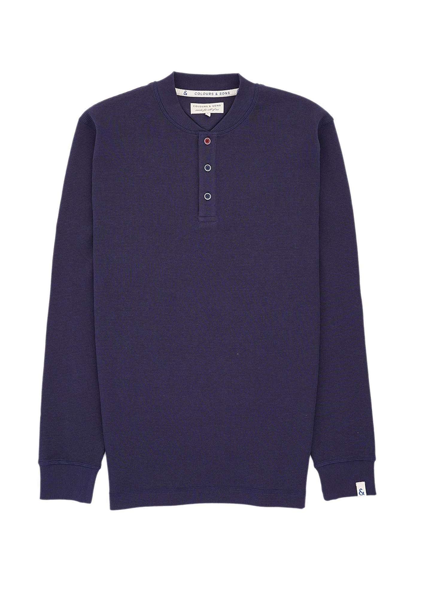 Serafino-Waffle in Navy Sweatshirts Colours and Sons