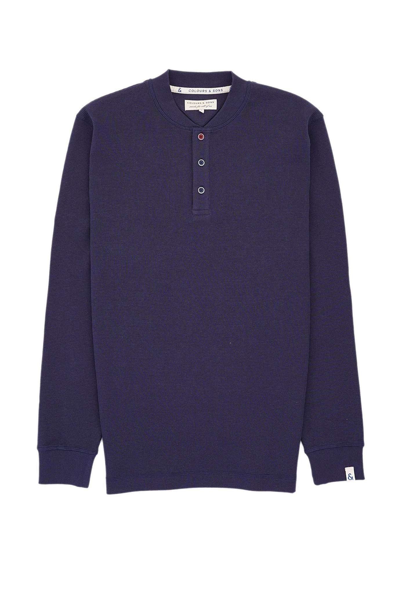 Serafino-Waffle in Navy Sweatshirts Colours and Sons   