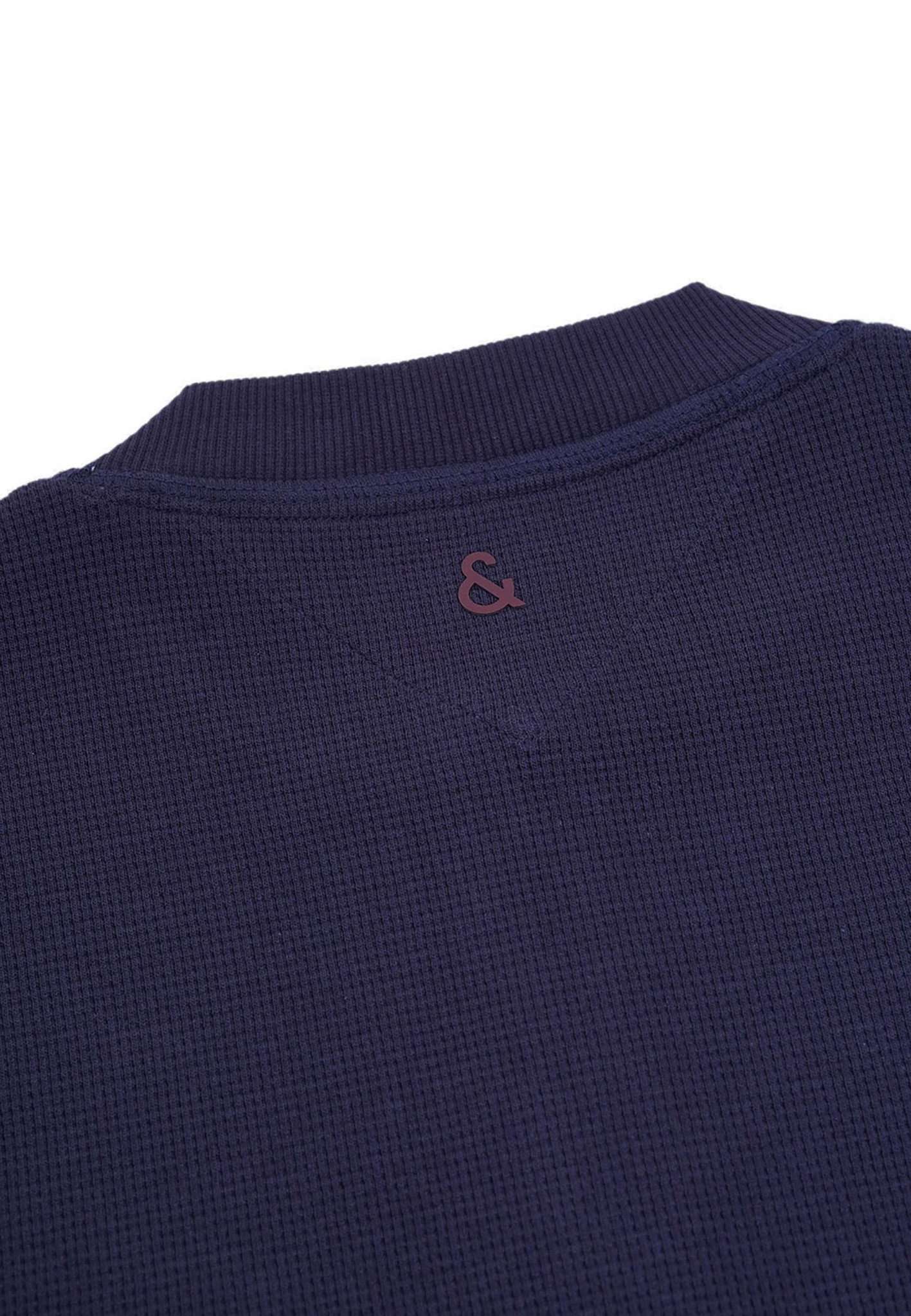 Serafino-Waffle in Navy Sweatshirts Colours and Sons