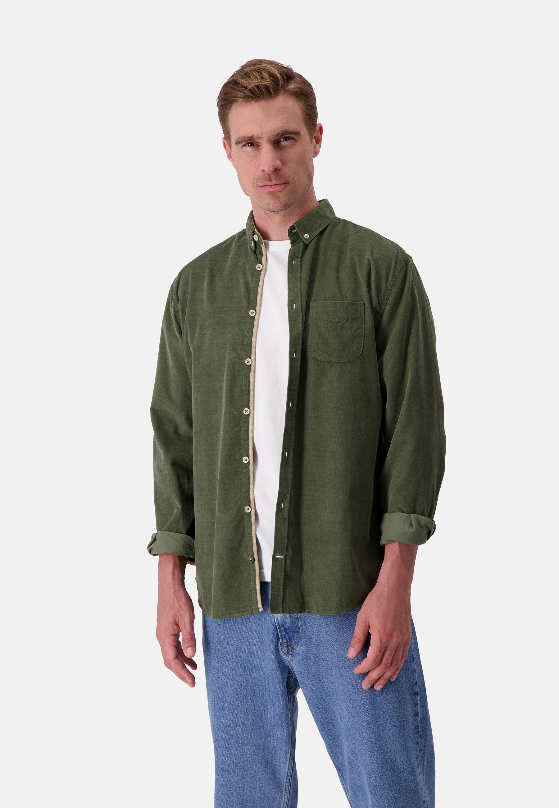 Shirt Corduroy in Clover Hemden Colours and Sons