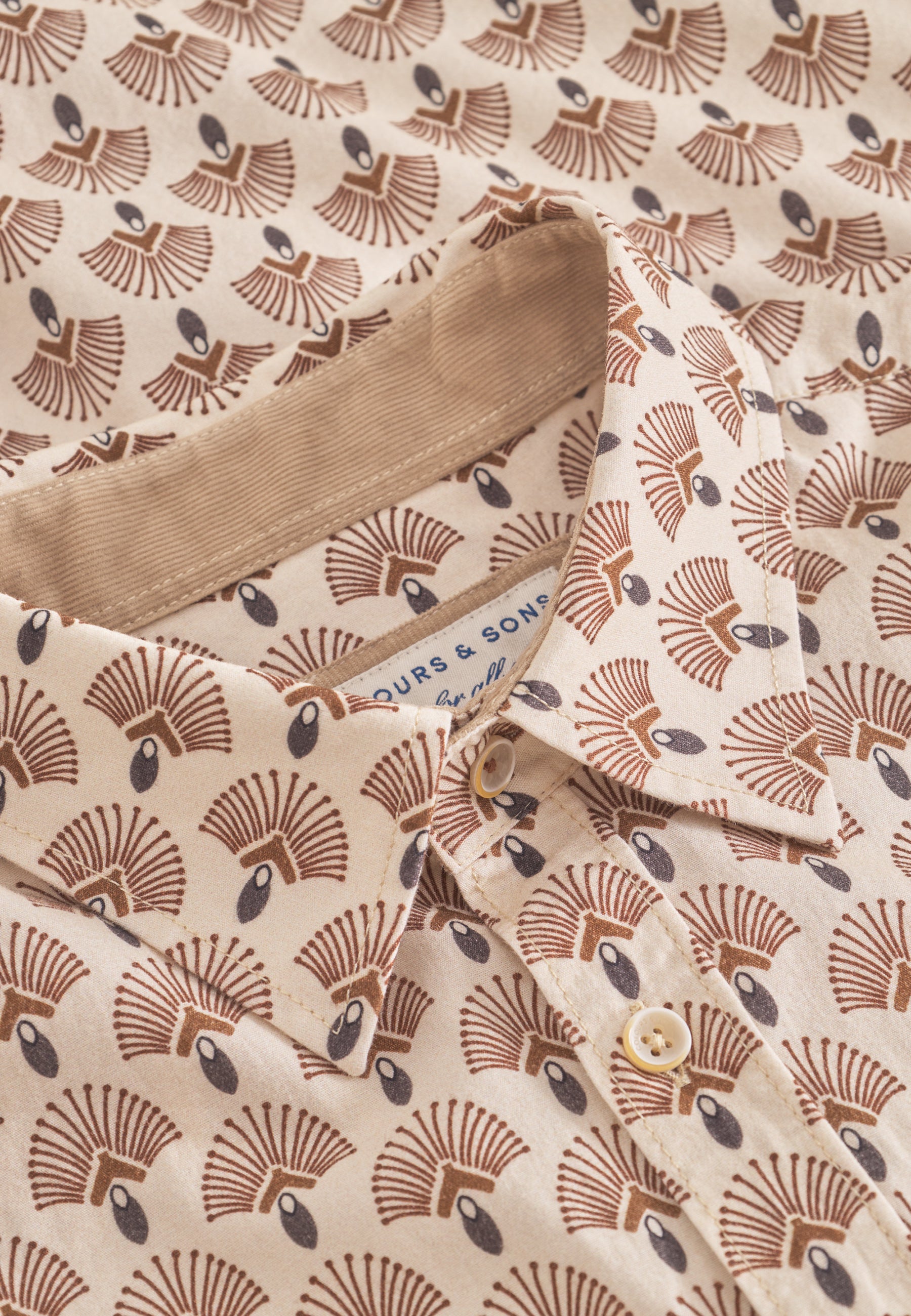 Shirt Printed in Art Deco Hemden Colours and Sons