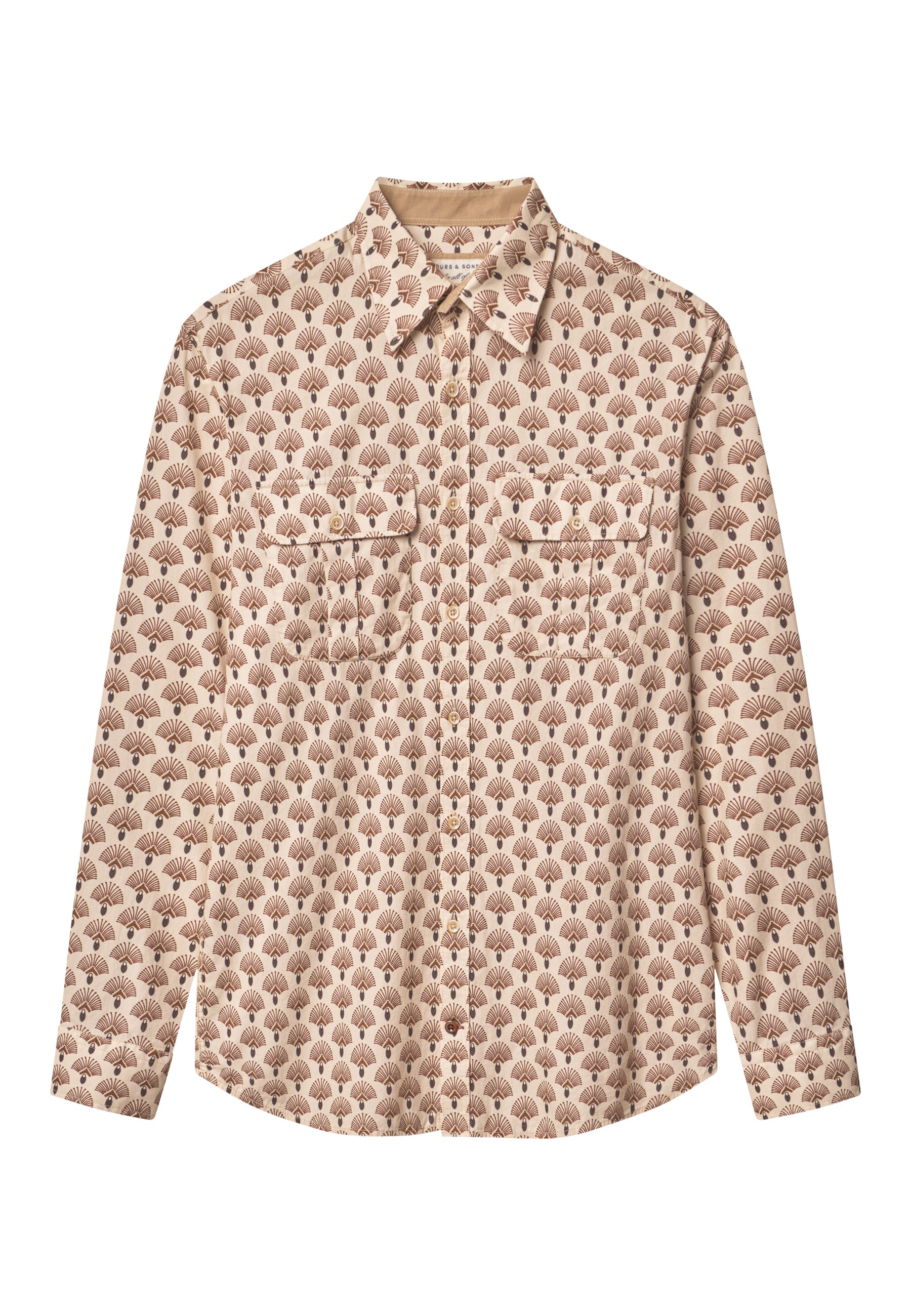 Shirt Printed in Art Deco Hemden Colours and Sons