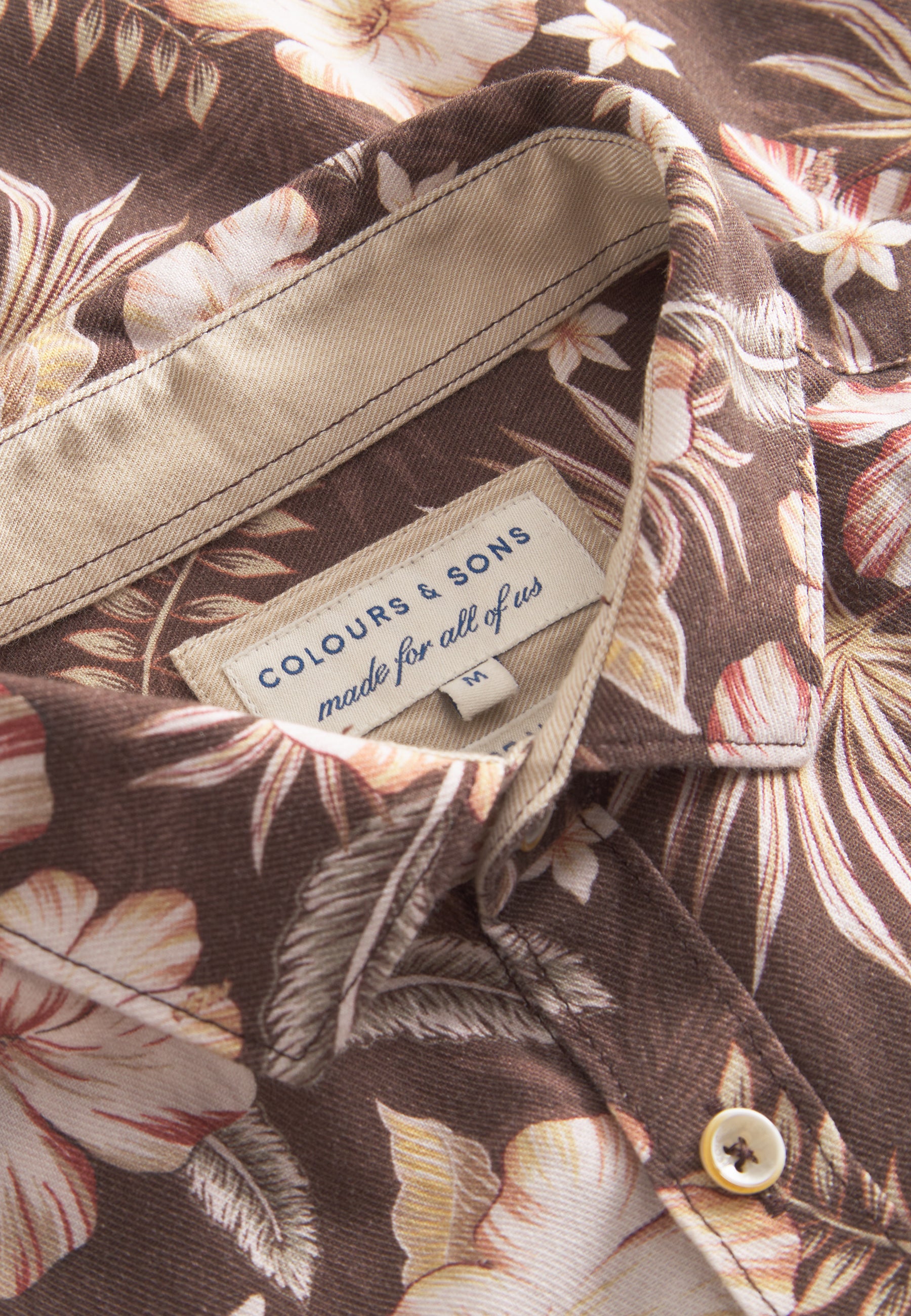 Shirt Printed in Soil Flowers Hemden Colours and Sons