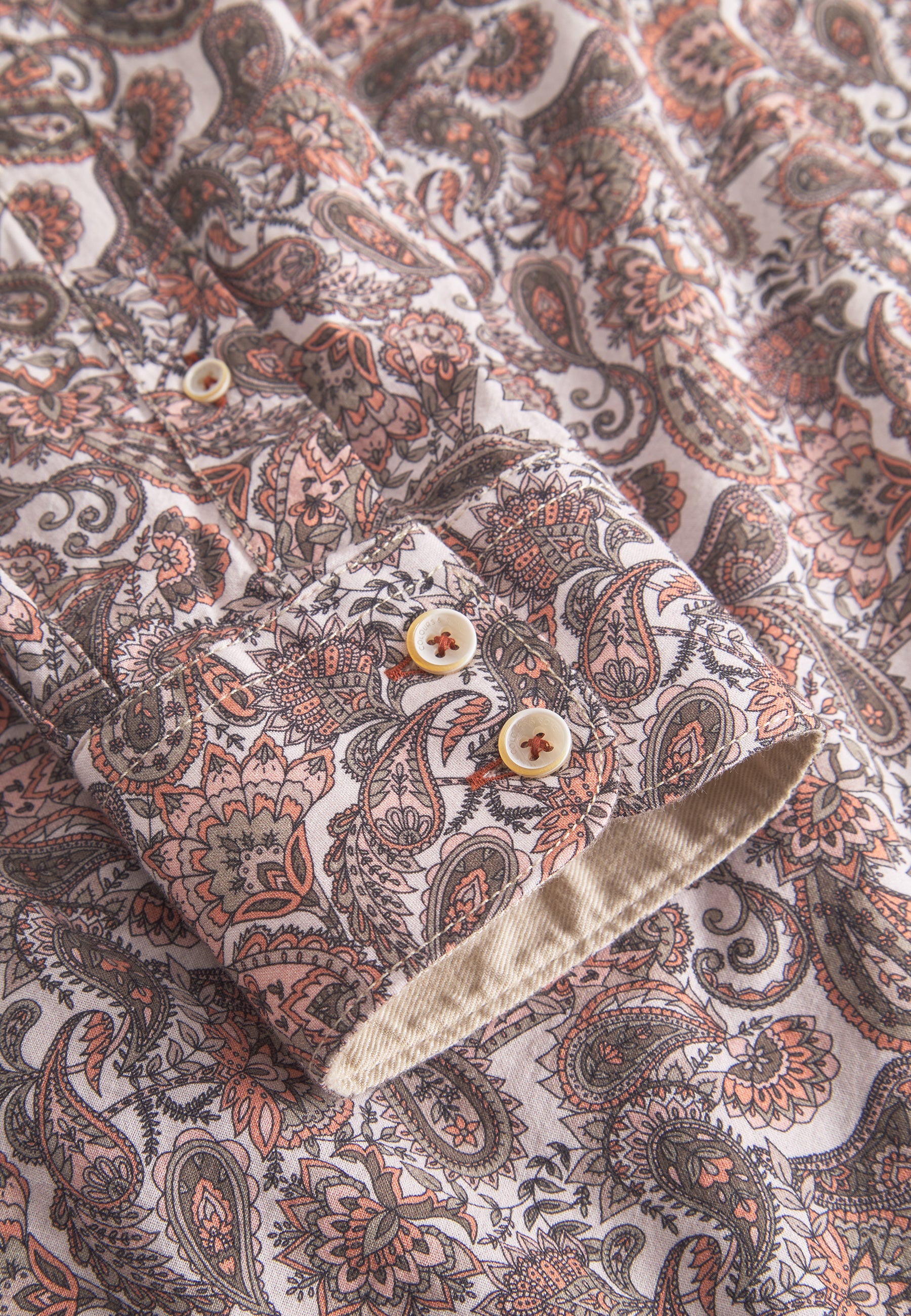 Shirt Printed in Mezcal Paisley Hemden Colours and Sons
