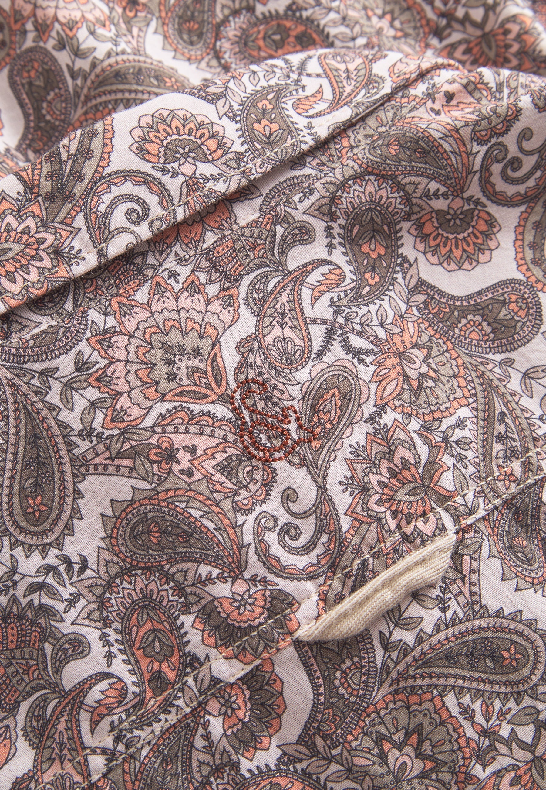 Shirt Printed in Mezcal Paisley Hemden Colours and Sons