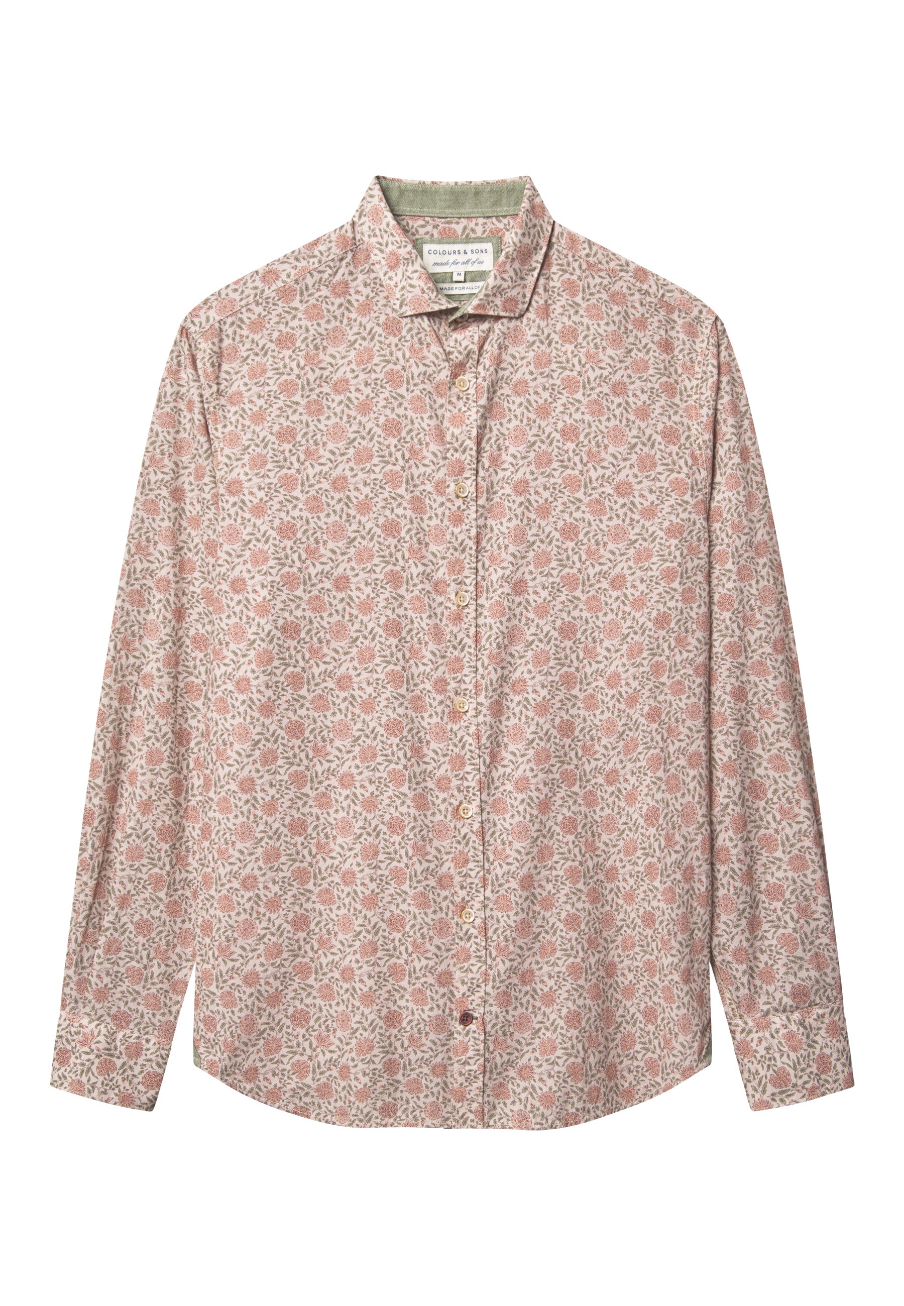 Shirt Printed in Mezcal Flowers Hemden Colours and Sons