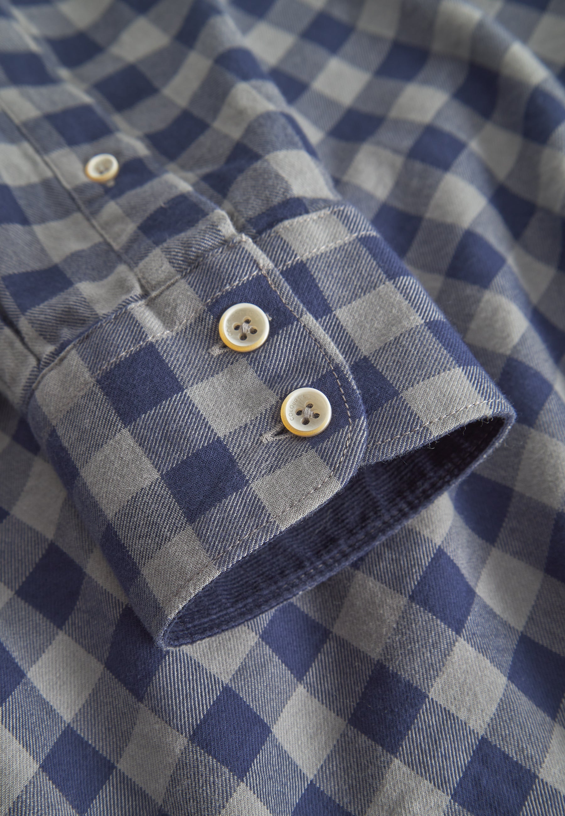Shirt Printed in Navy Vichy Hemden Colours and Sons