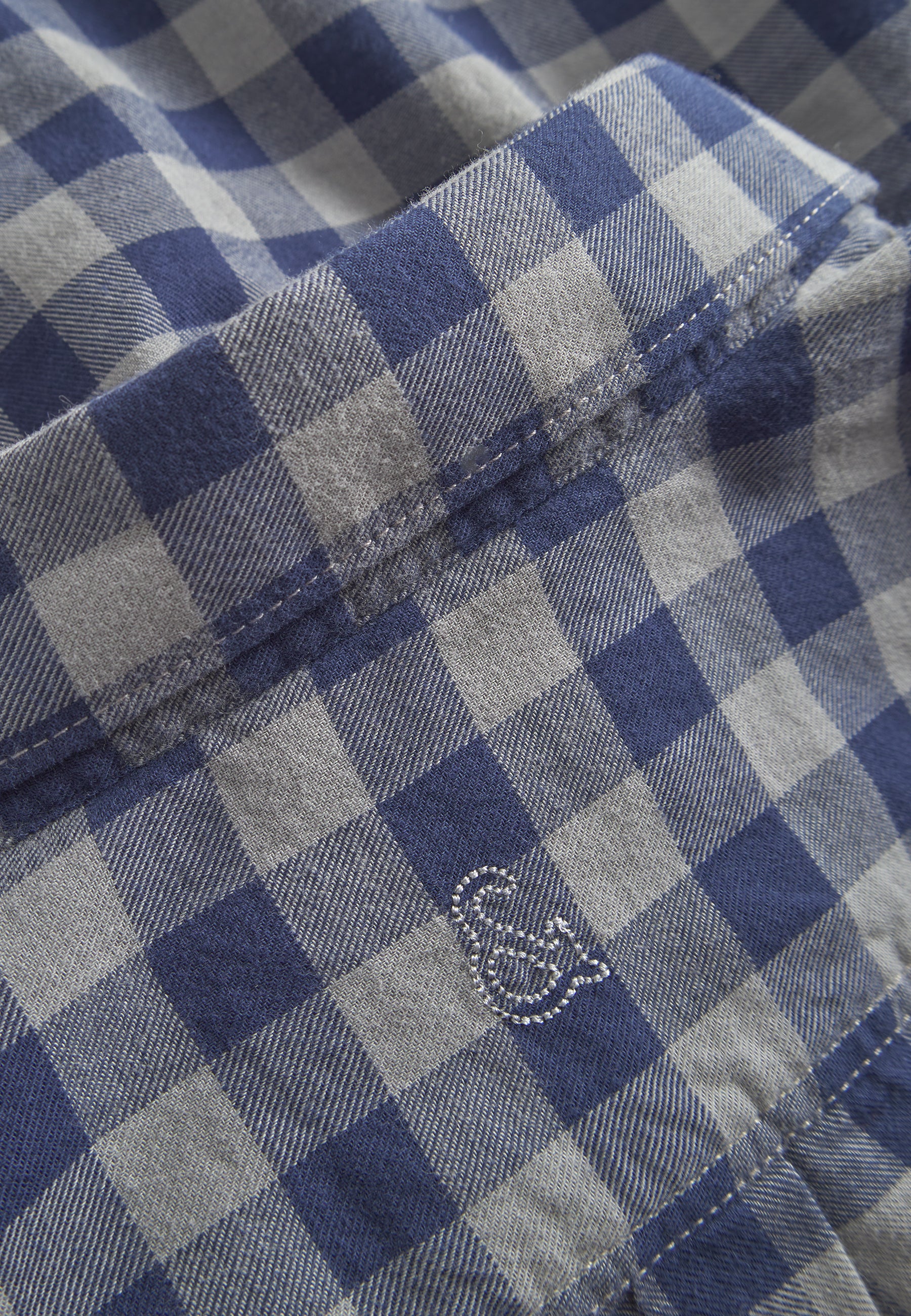 Shirt Printed in Navy Vichy Hemden Colours and Sons
