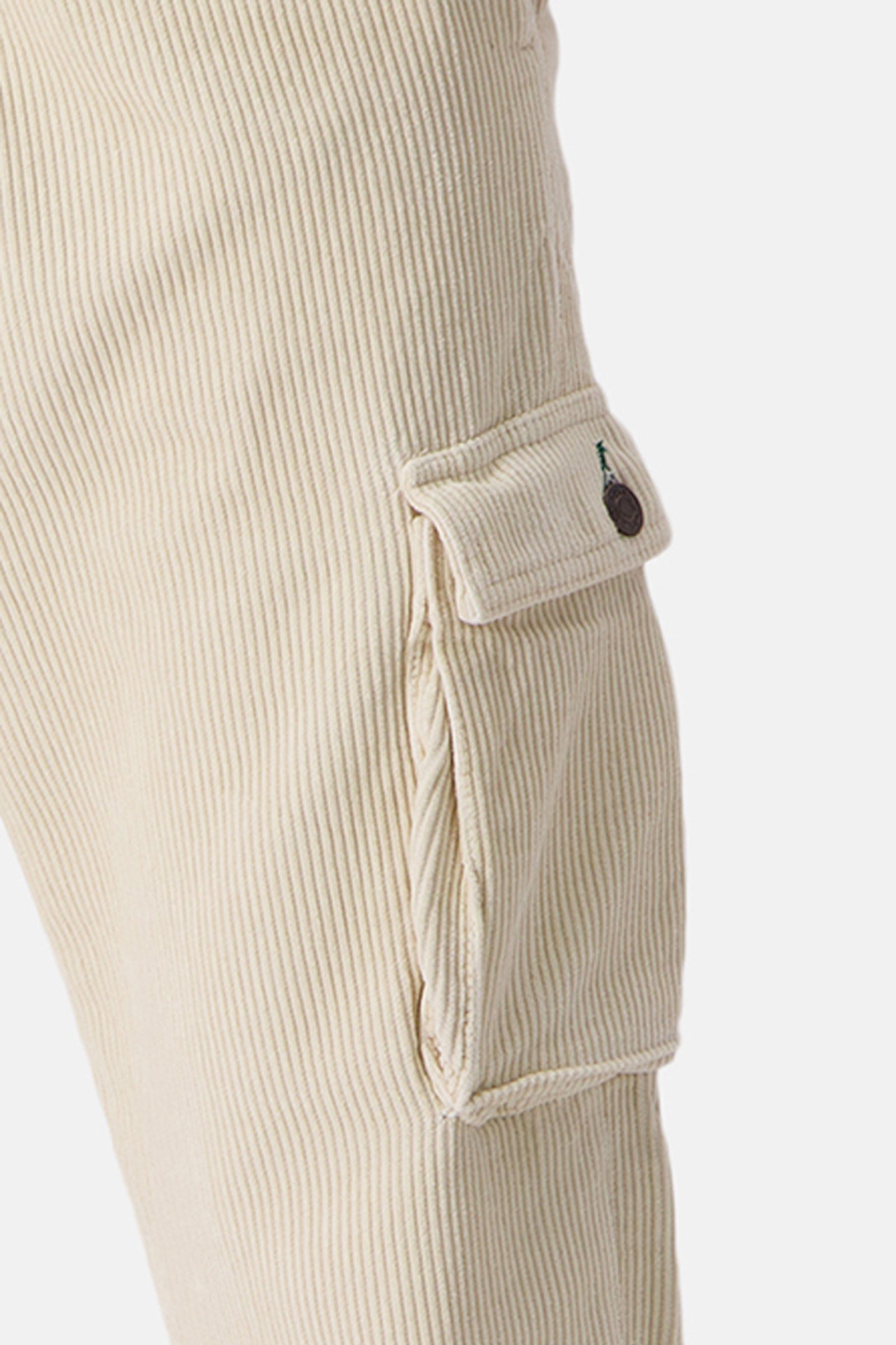 Cargo Corduroy Cropped in Offwhite Hosen Colours and Sons