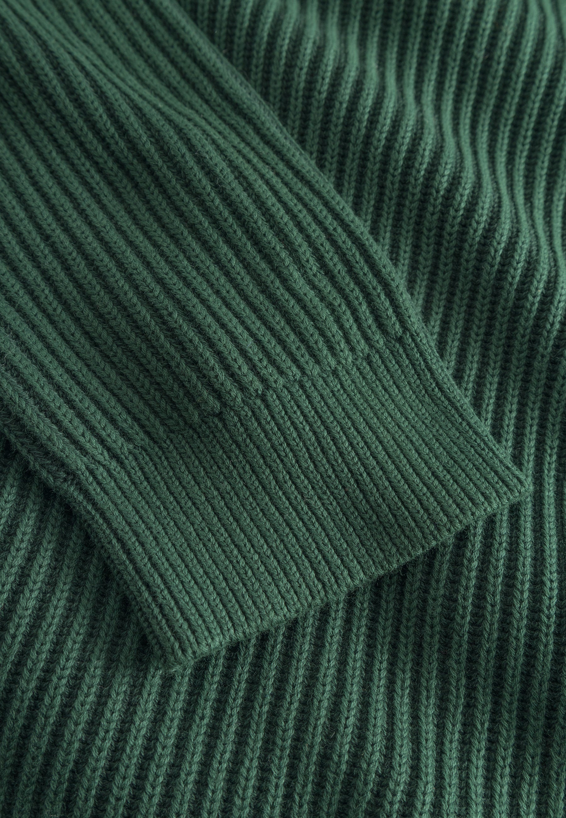 Cardigan-Rib Washed in Pine Pullover Colours and Sons
