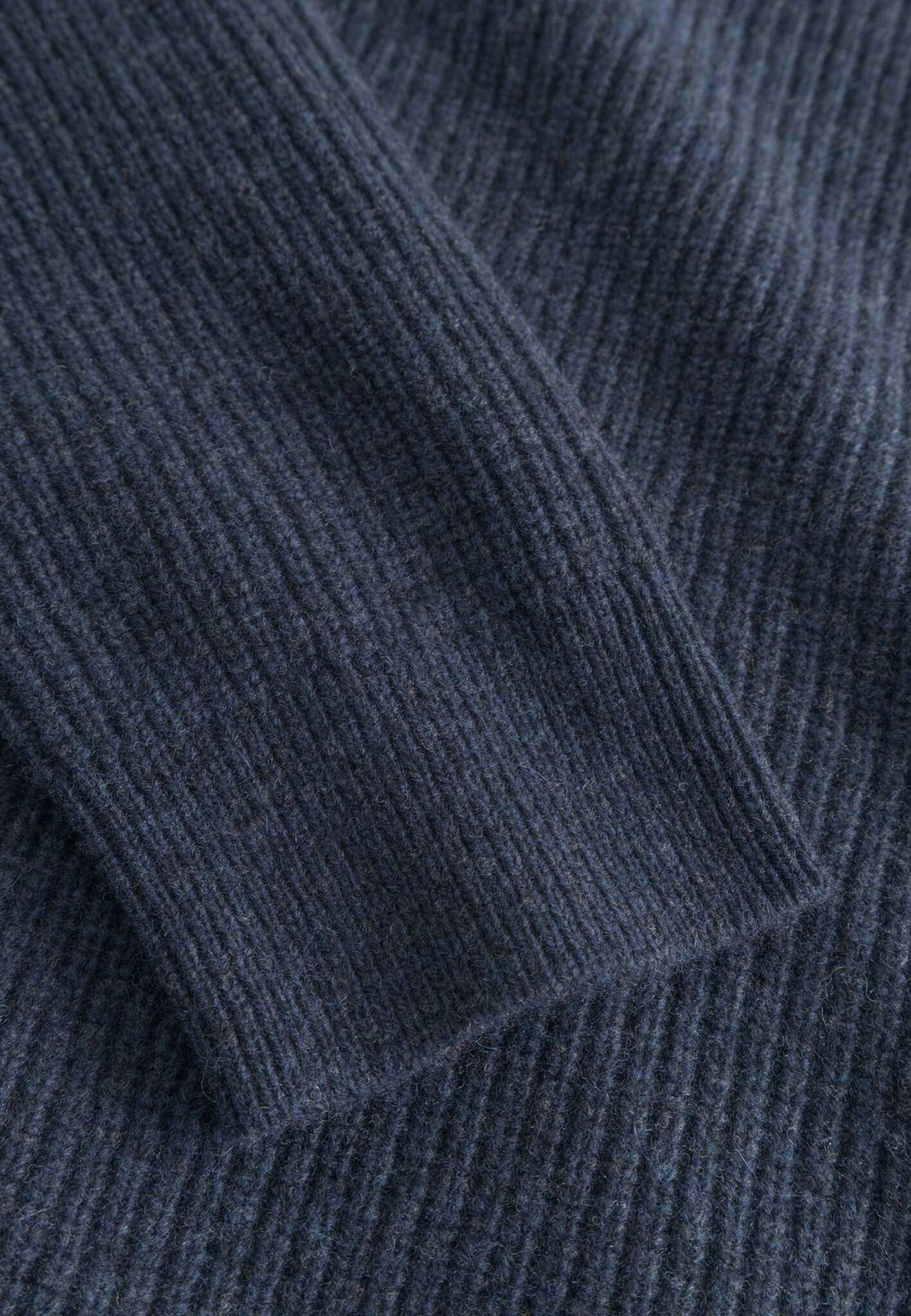 Half-Zip-Lambswool in Navy Pullover Colours and Sons
