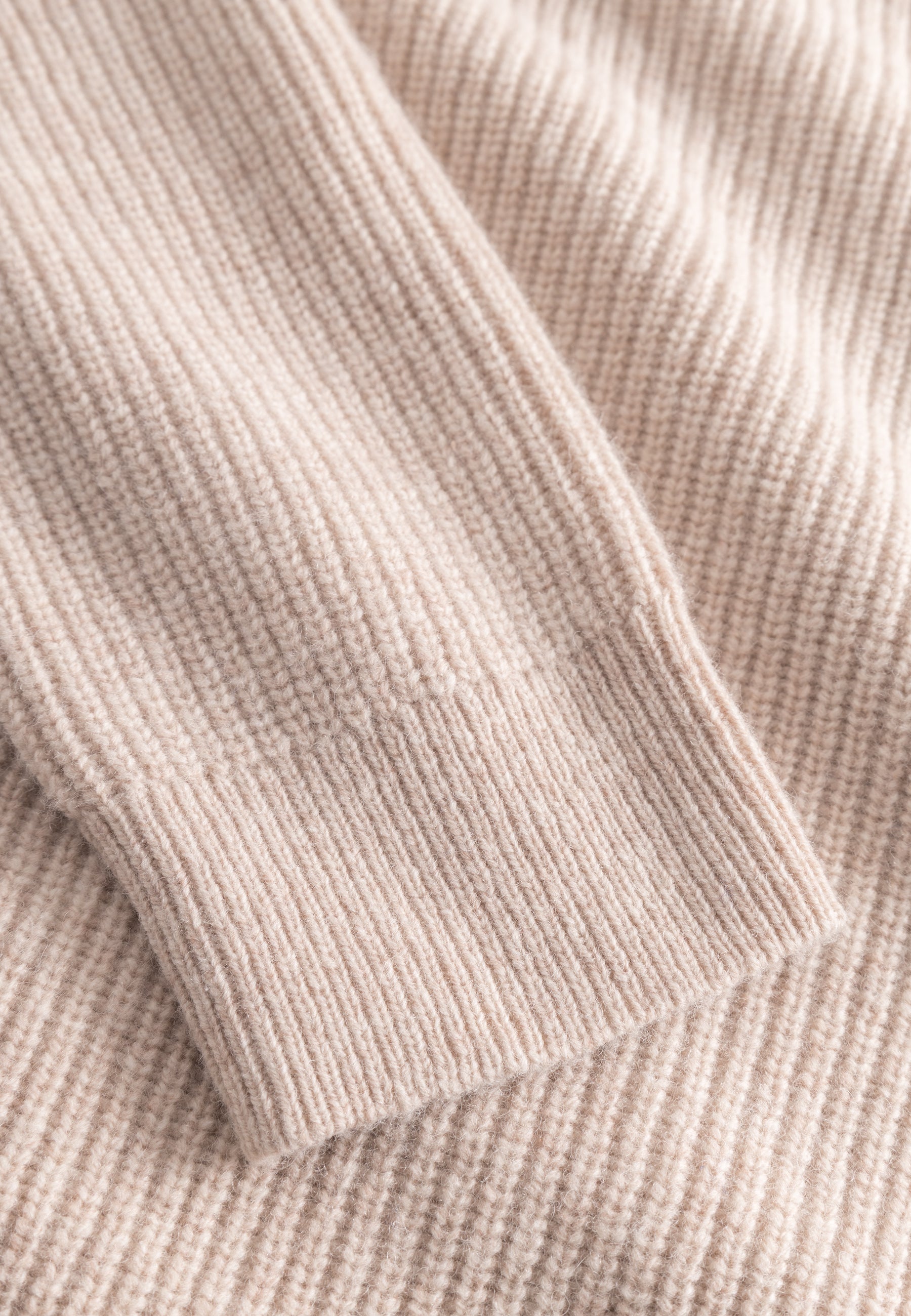 Half-Zip-Lambswool in Peanut Pullover Colours and Sons