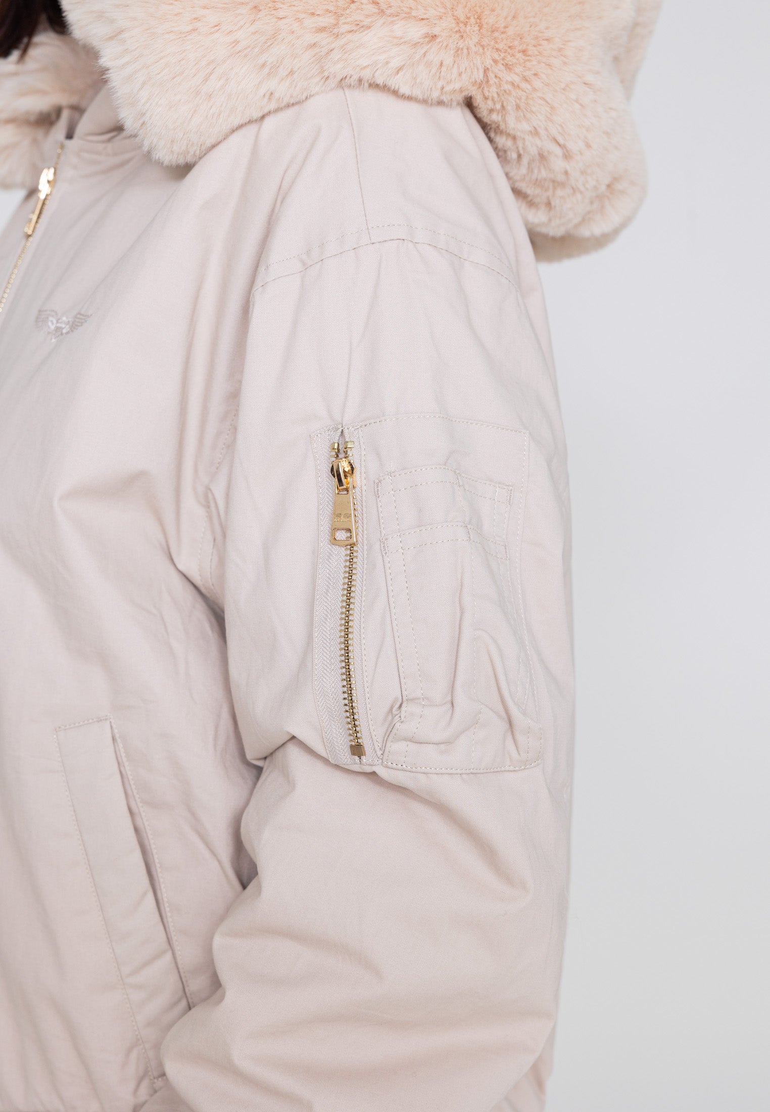Ada W Bomberjacke in Cream Jacken Bombers Original