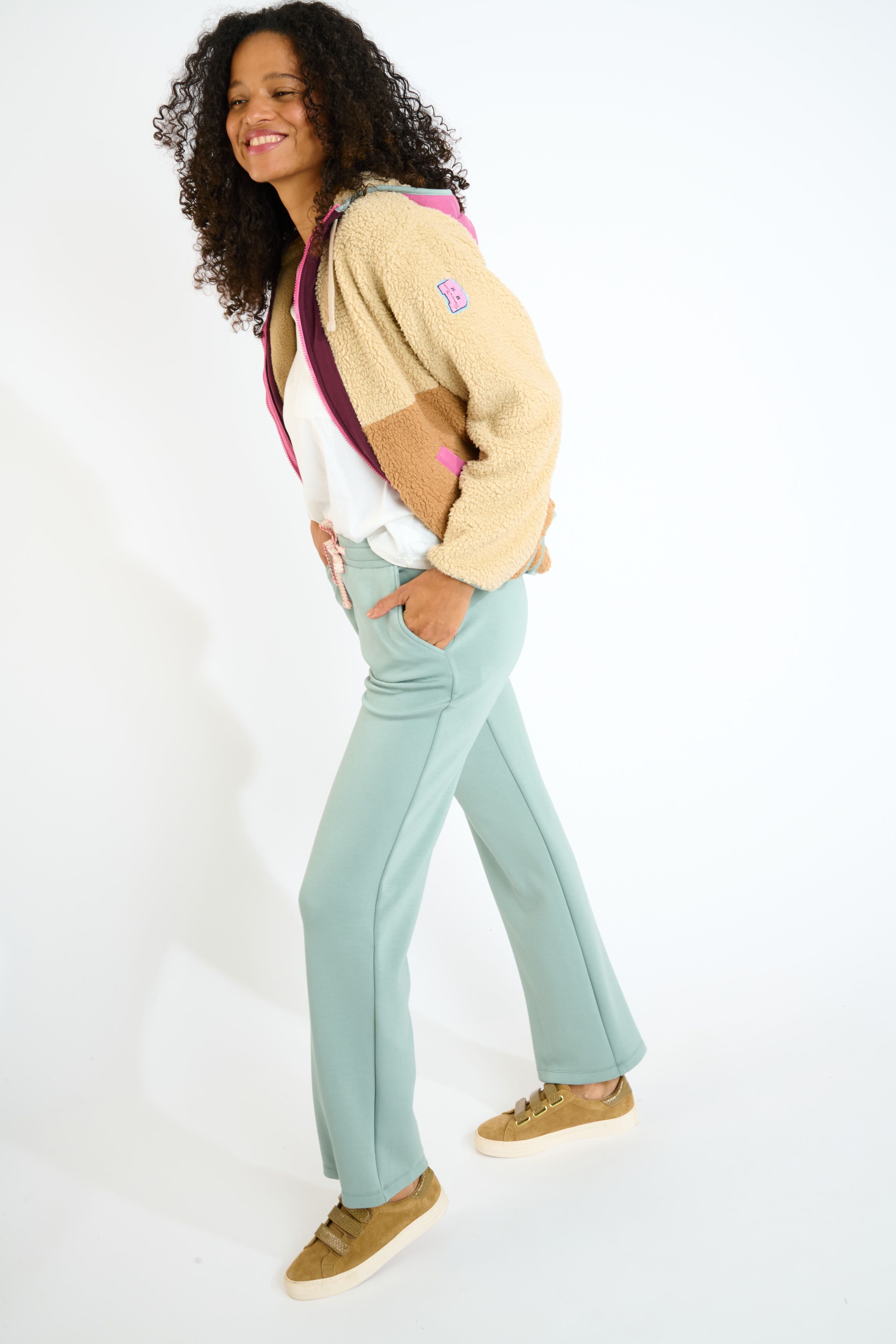 ALIMI-EAGLECRES Fleecejacke in Camel Jacken Banana Moon