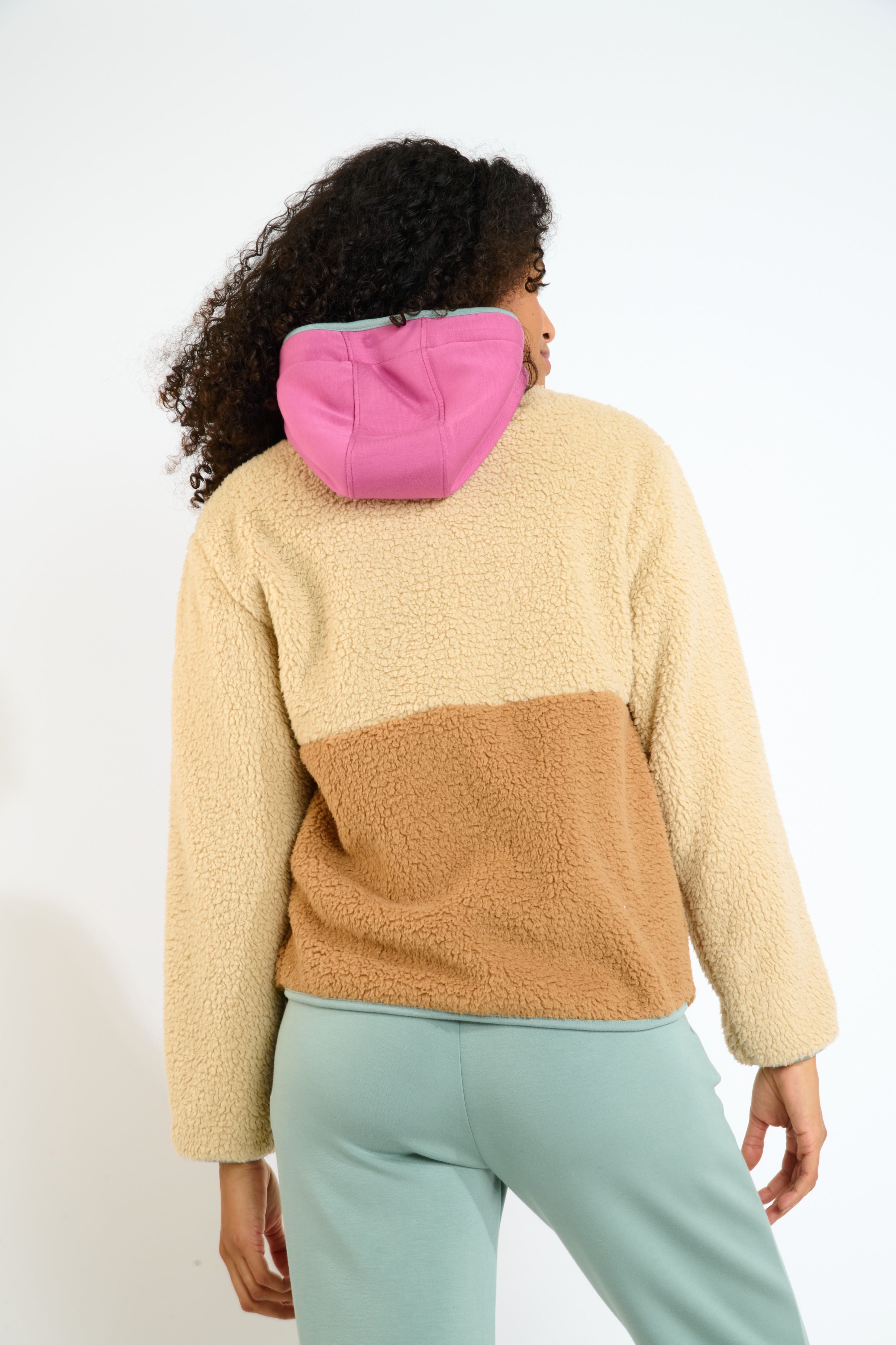 ALIMI-EAGLECRES Fleecejacke in Camel Jacken Banana Moon