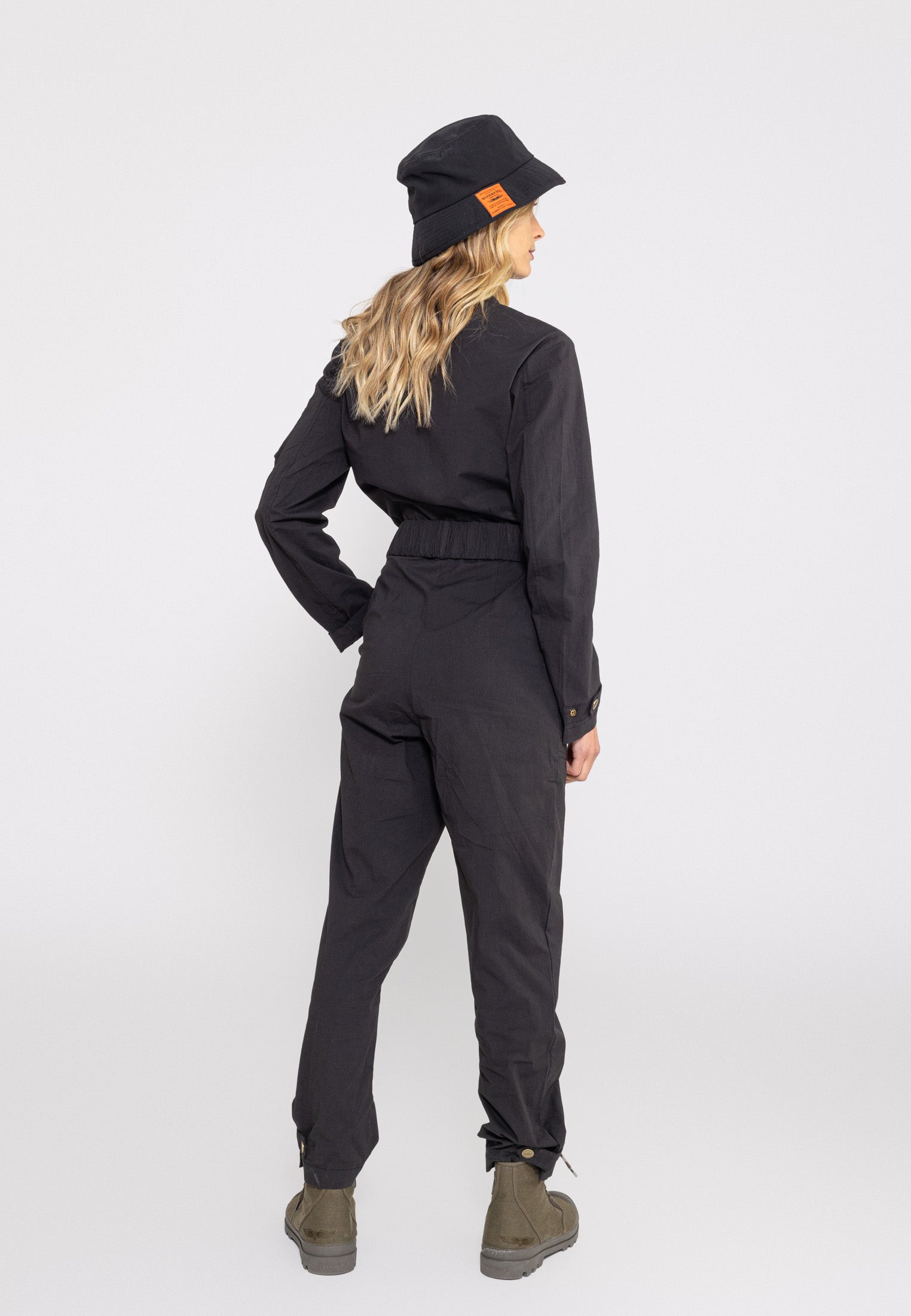 All Over Jumpsuit in Black Overall Bombers Original
