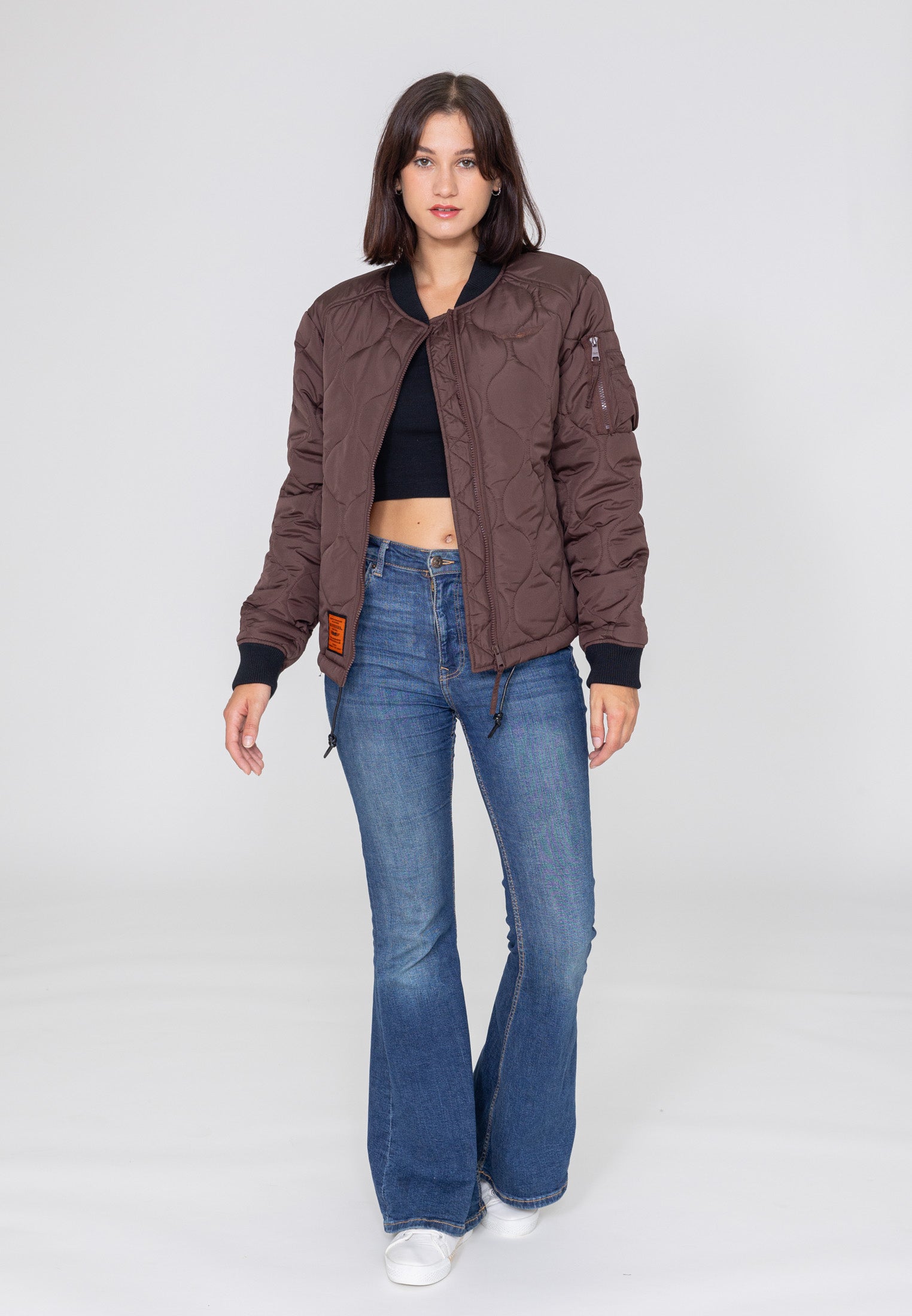 Alton W Bomberjacke in Brown Jacken Bombers Original