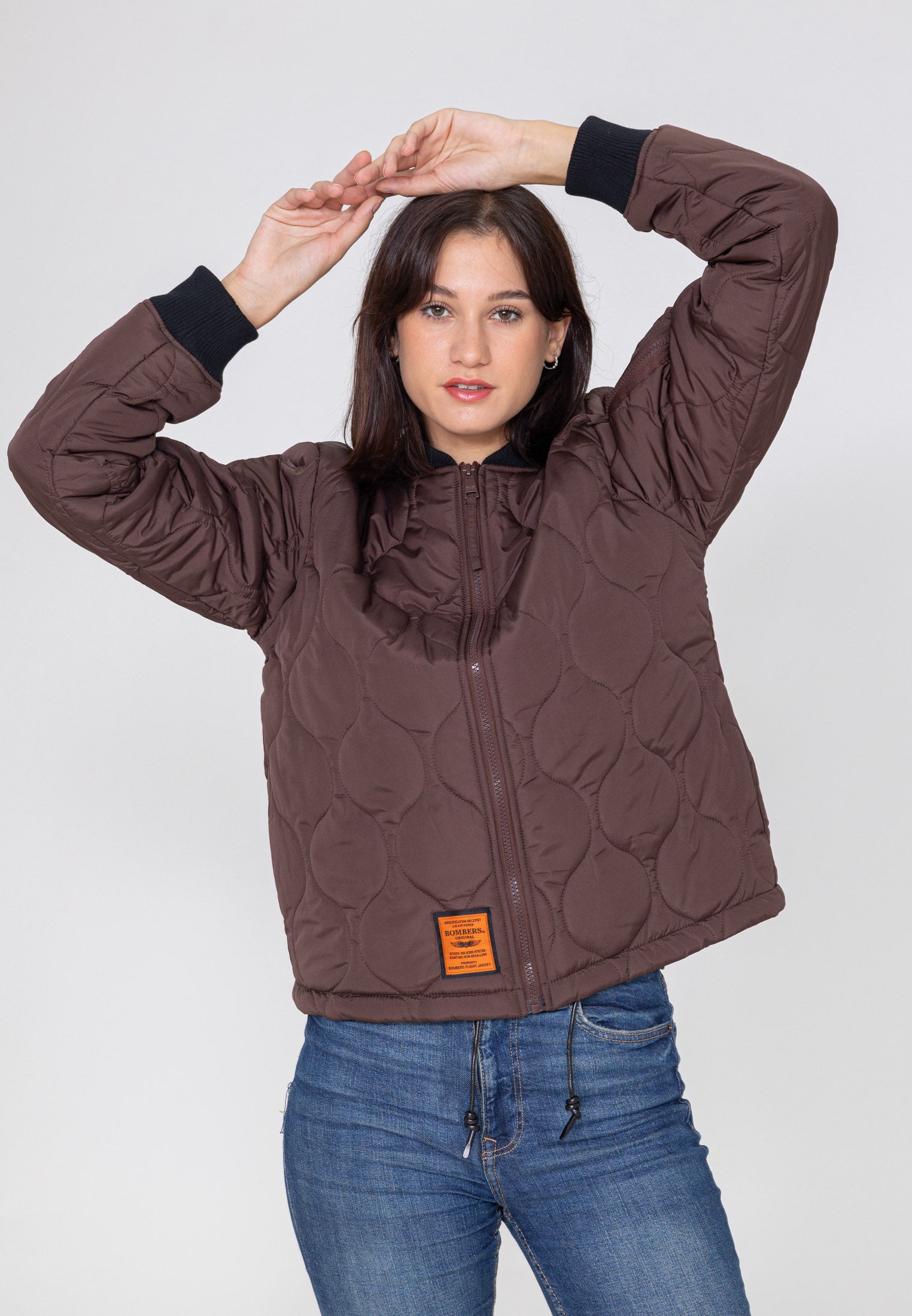 Alton W Bomberjacke in Brown Jacken Bombers Original